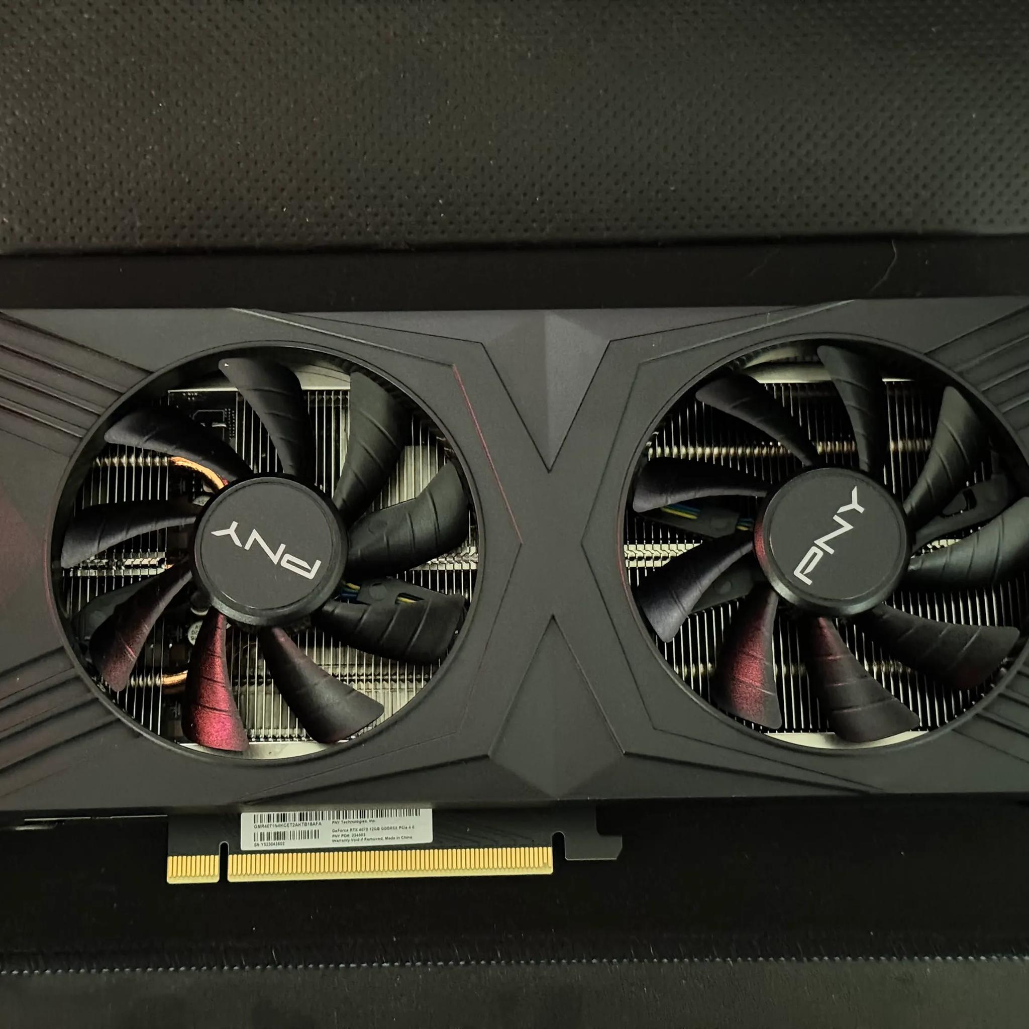 PNY GeForce RTX 4070 12GB VERTO Dual Fan Graphics Card DLSS 3