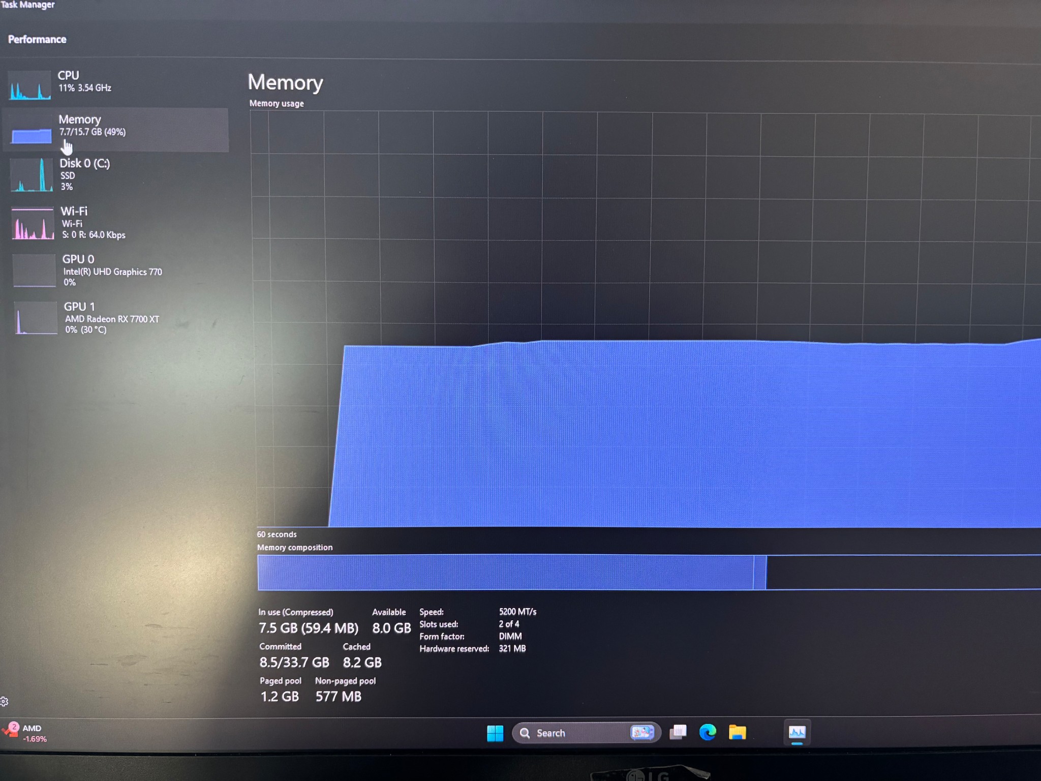 HP OMEN 40L Desktop Gaming Beast - Intel I7-13700,16GB DDR5 5200MHZ,512GB Gen4 SSD,AMD RX 7700XT