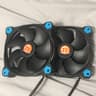 Two Black/Blue 120mm