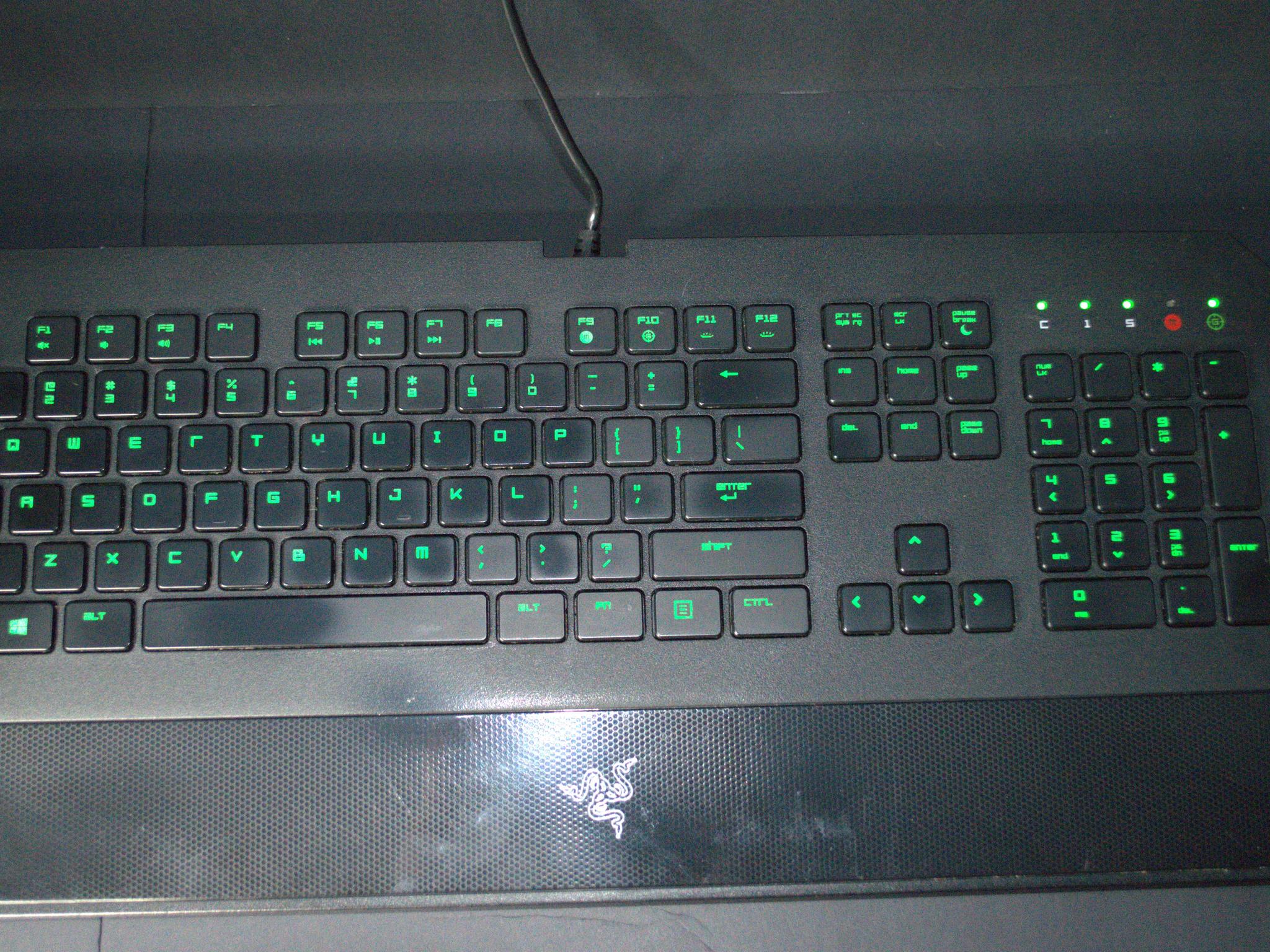 Razer DeathStalker Expert Gaming Keyboard – Backlit Low Profile Keys