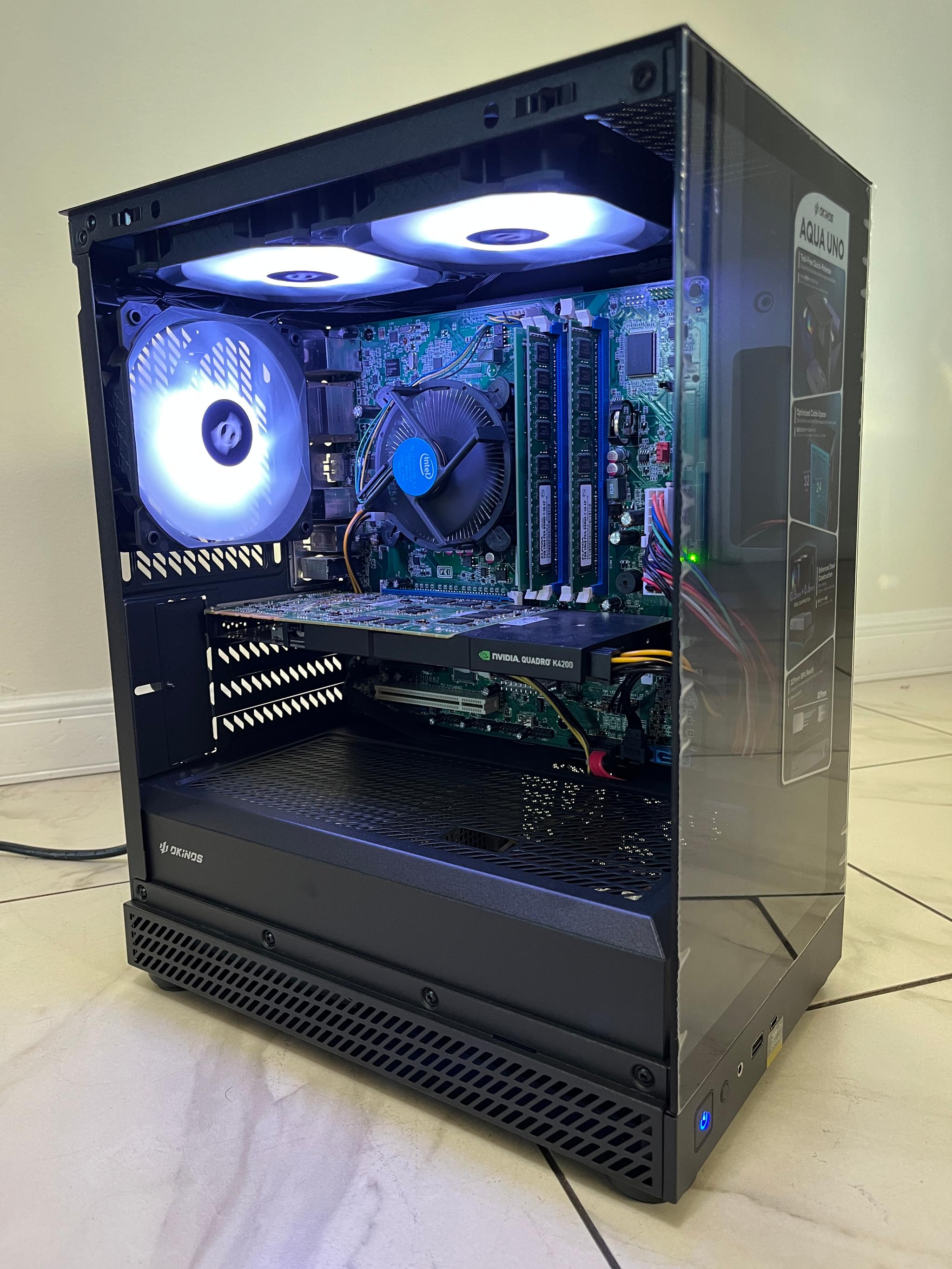 Super Budget Gaming PC - Intel i5-2320, NVIDIA 4GB GPU, 12GB RAM, 560GB Storage, w/ Wi-Fi & BT