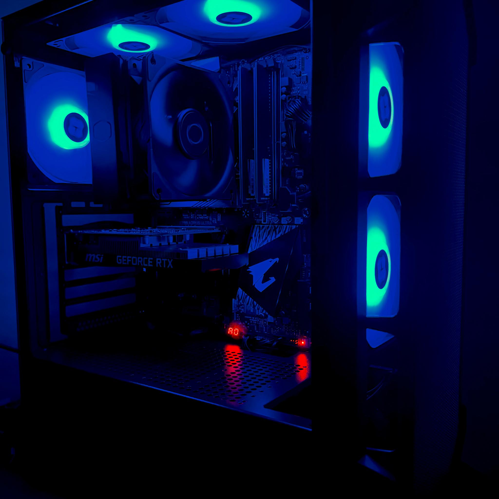 🎄 Gaming Ready PC | i7 8700K Processor | 3050 RTX 6GB GPU | 16GB DDR4 RAM | 589GB SSD Storage 🎄