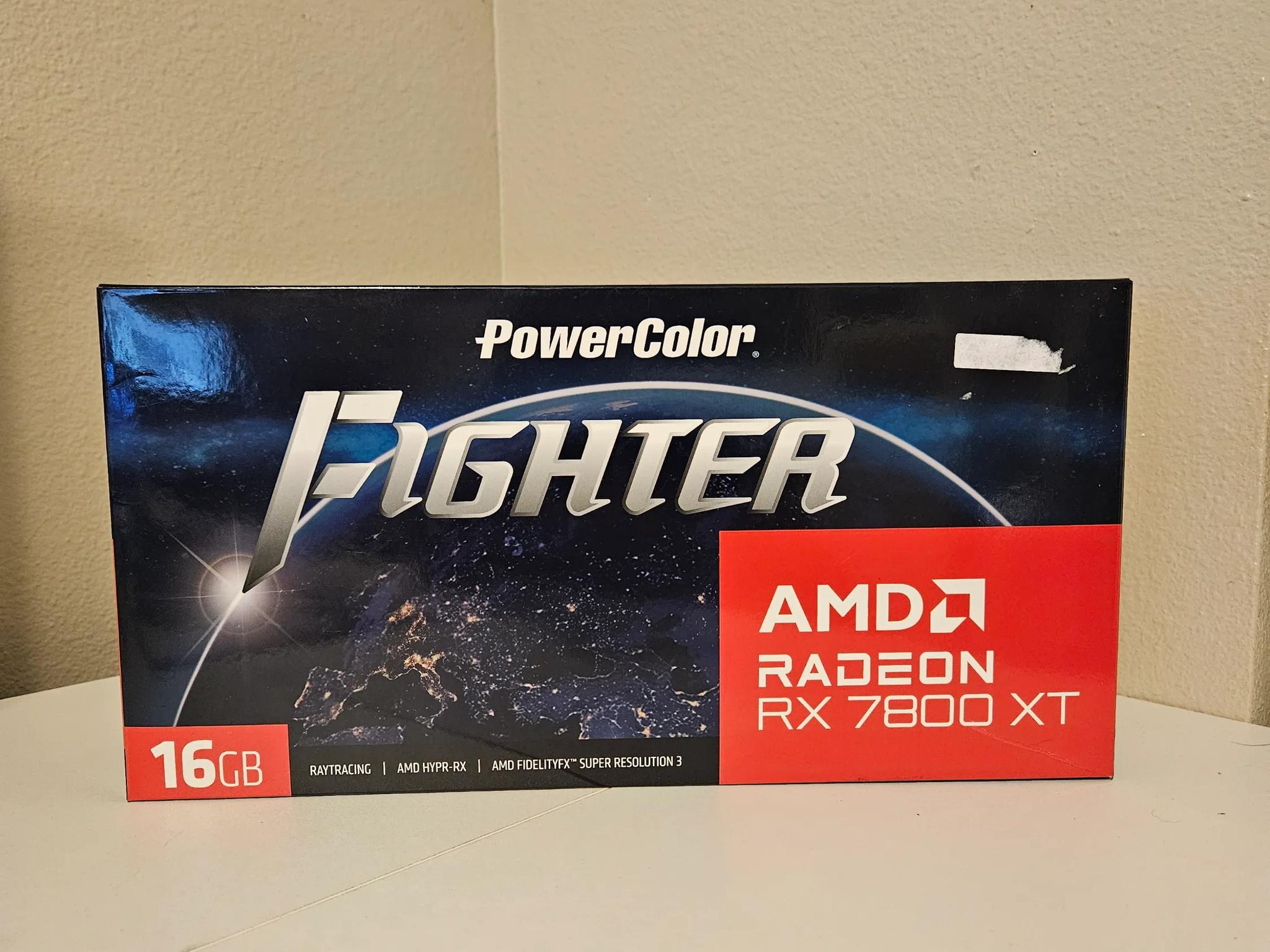 Powercolor fighter Radeon 7800 xt 16G