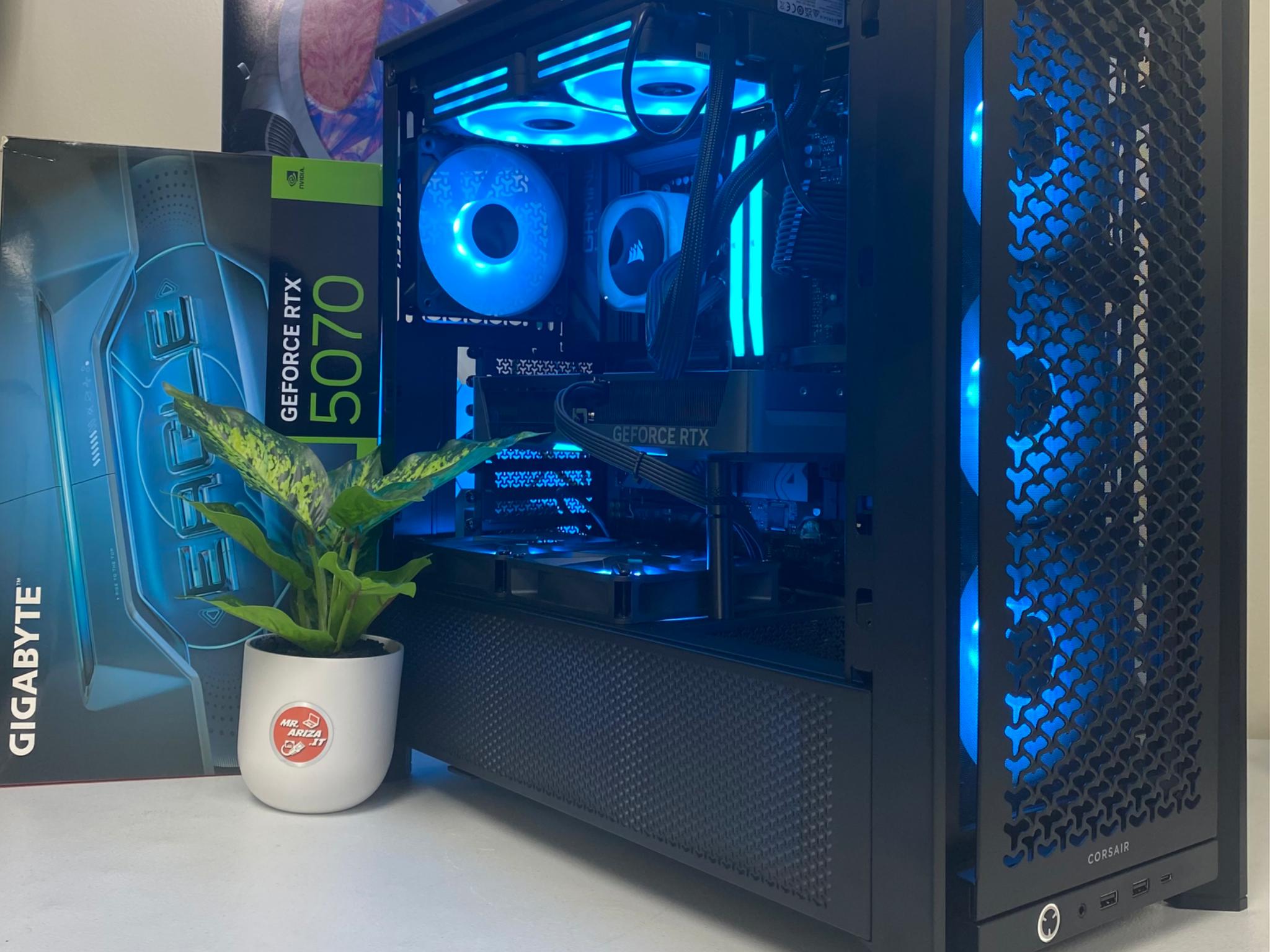 Final Sale !!!⚡️ "Crimson Falcon" – RTX 5070 Power Meets Premium Performance! 🖥️🔥