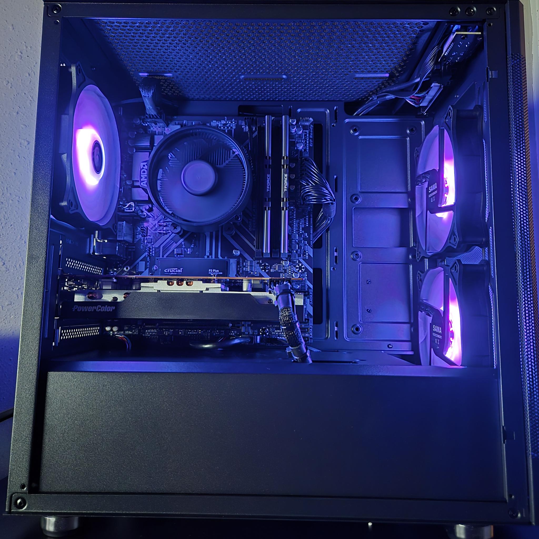 🖥️ 1080p Value King Gaming PC 👑 Ryzen 5 5500 + RX 6600