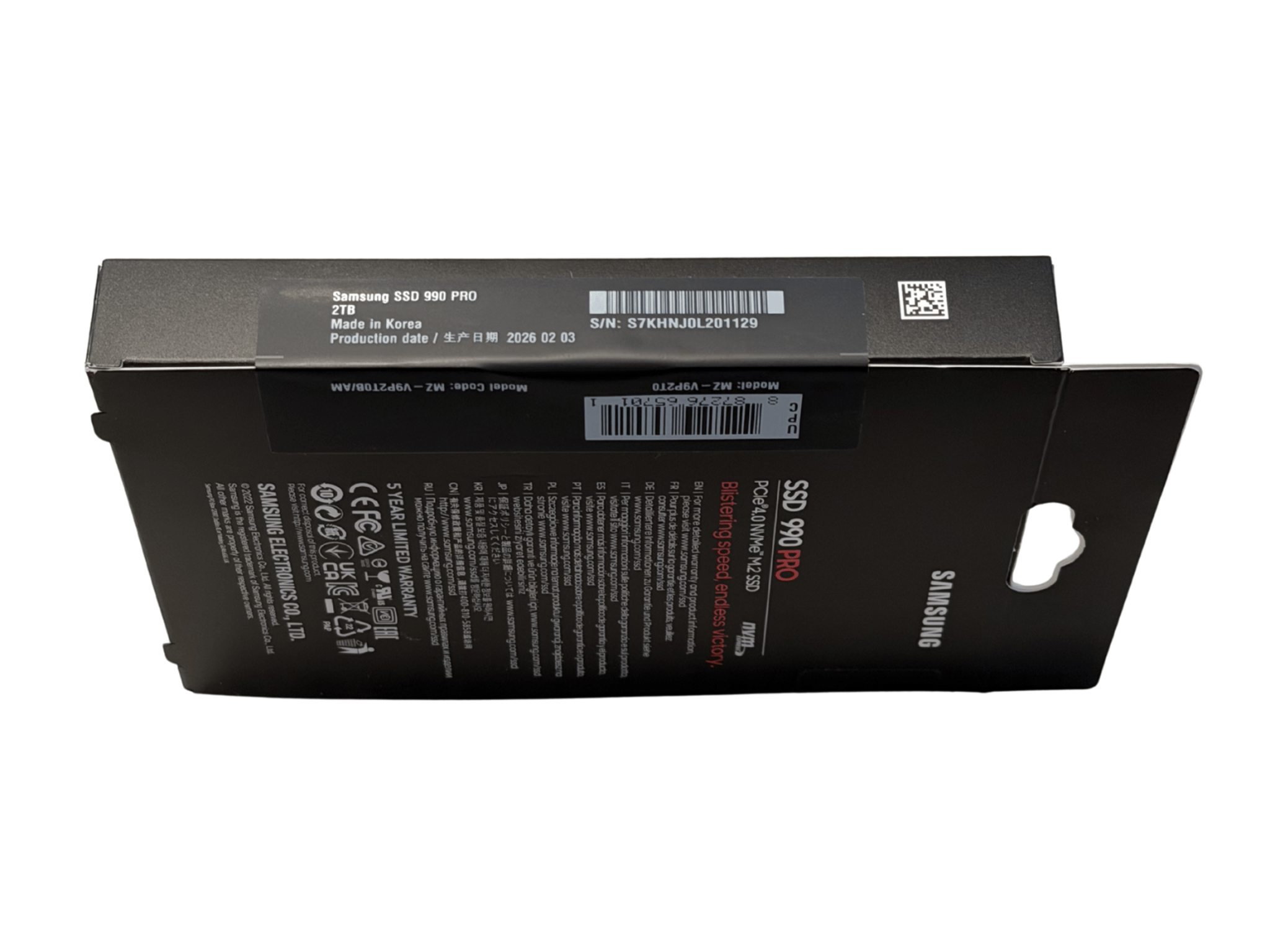 Samsung 990 Pro NVMe M.2 2 TB SSD
