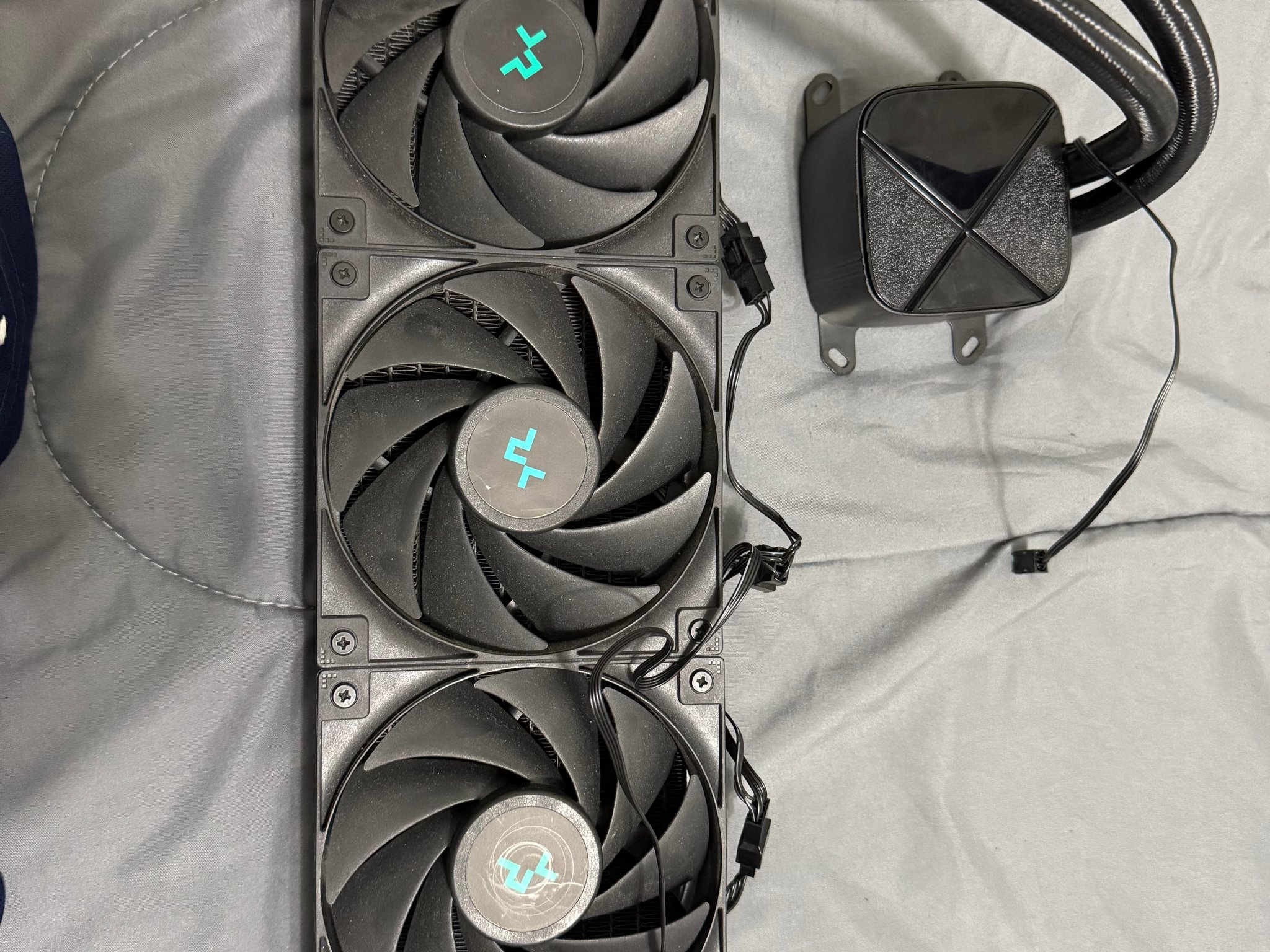 DeepCool LS720S ZERO DARK 360mm AIO Liquid Cooler