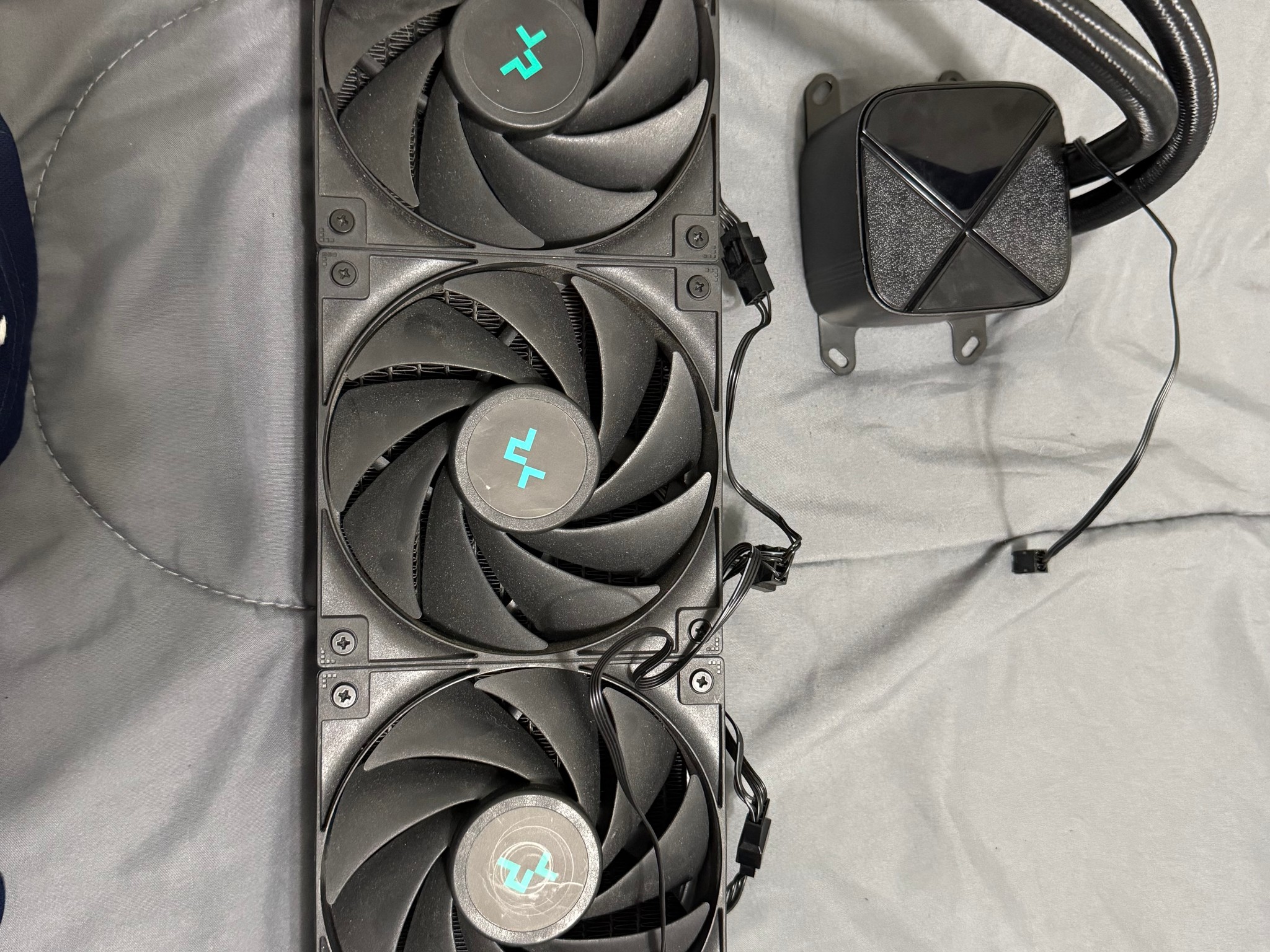 DeepCool LS720S ZERO DARK 360mm AIO Liquid Cooler