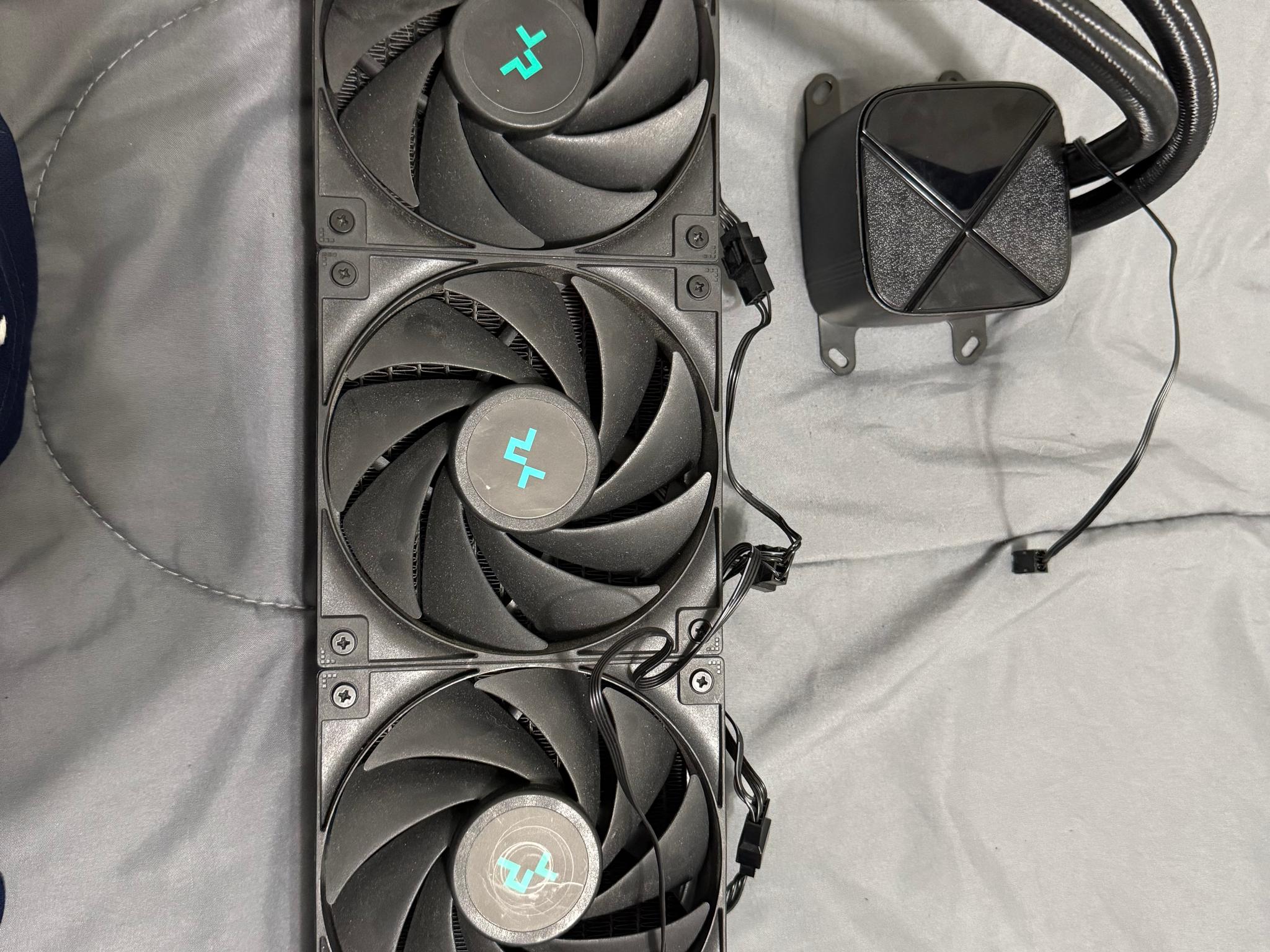 DeepCool LS720S ZERO DARK 360mm AIO Liquid Cooler