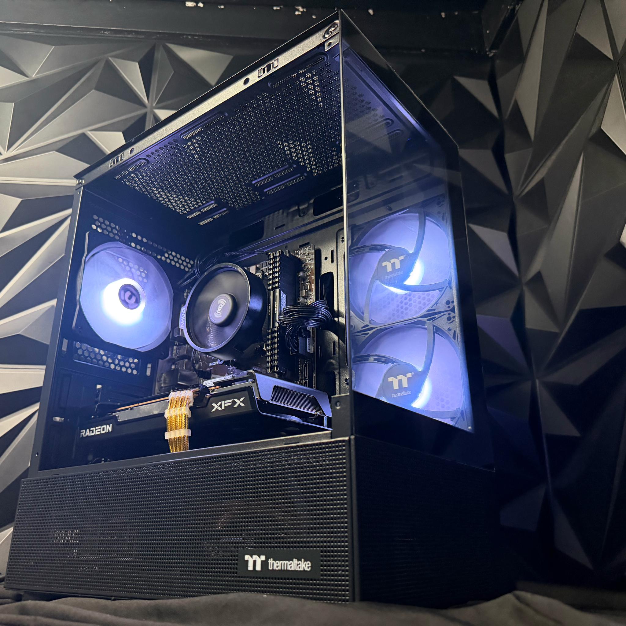 🦷✨ GOLD TOOTH ✨🦷Ryzen 5 5500| RX 6600| 16 GB DDR4| 500 GB SSD| 650W PSU