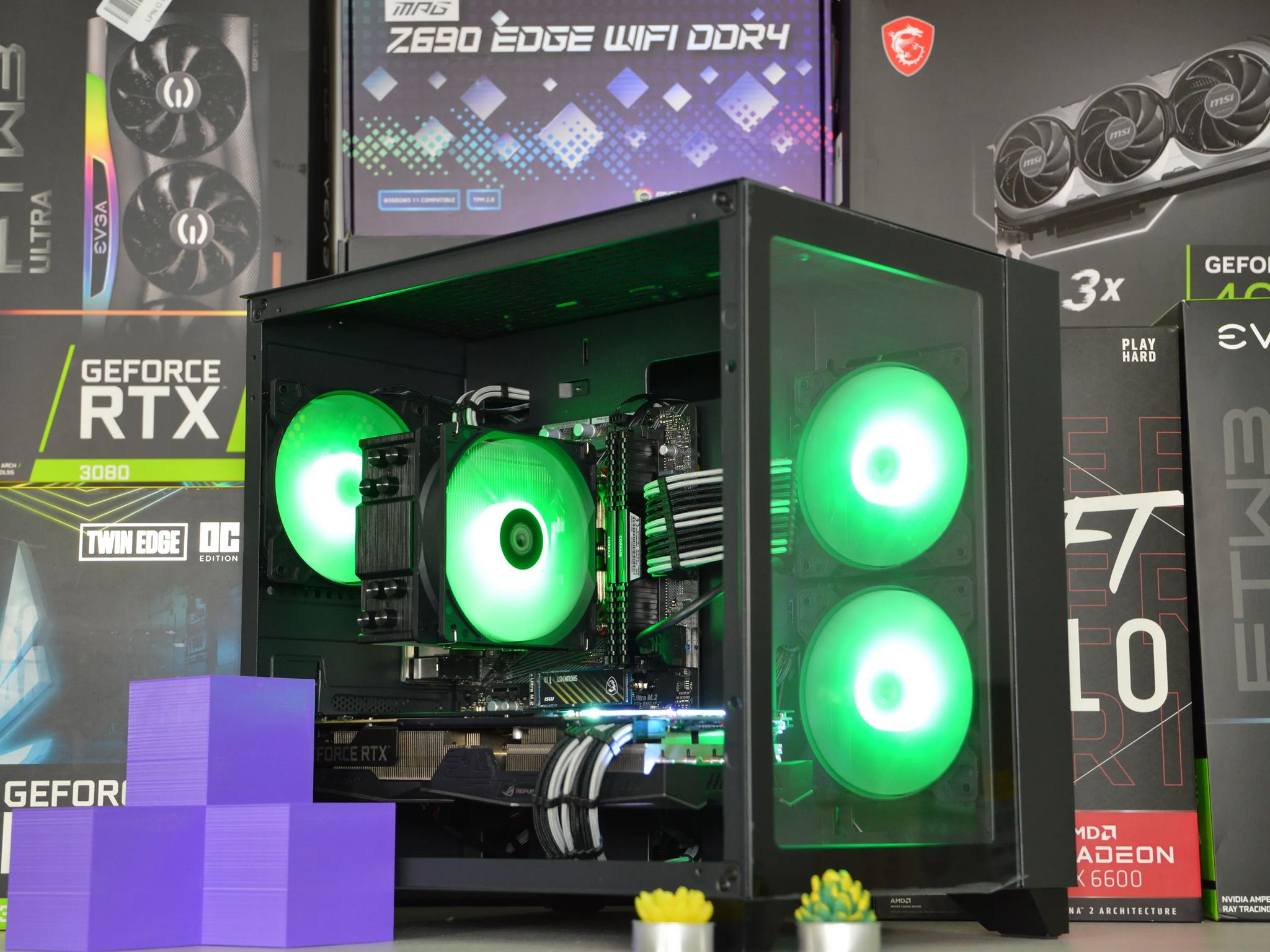 ⚫🟣| RTX 2060 6GB | RYZEN 5 3600 | 16GB DDR4 RAM | 1TB NVME SSD | Velvet Powerhouse |