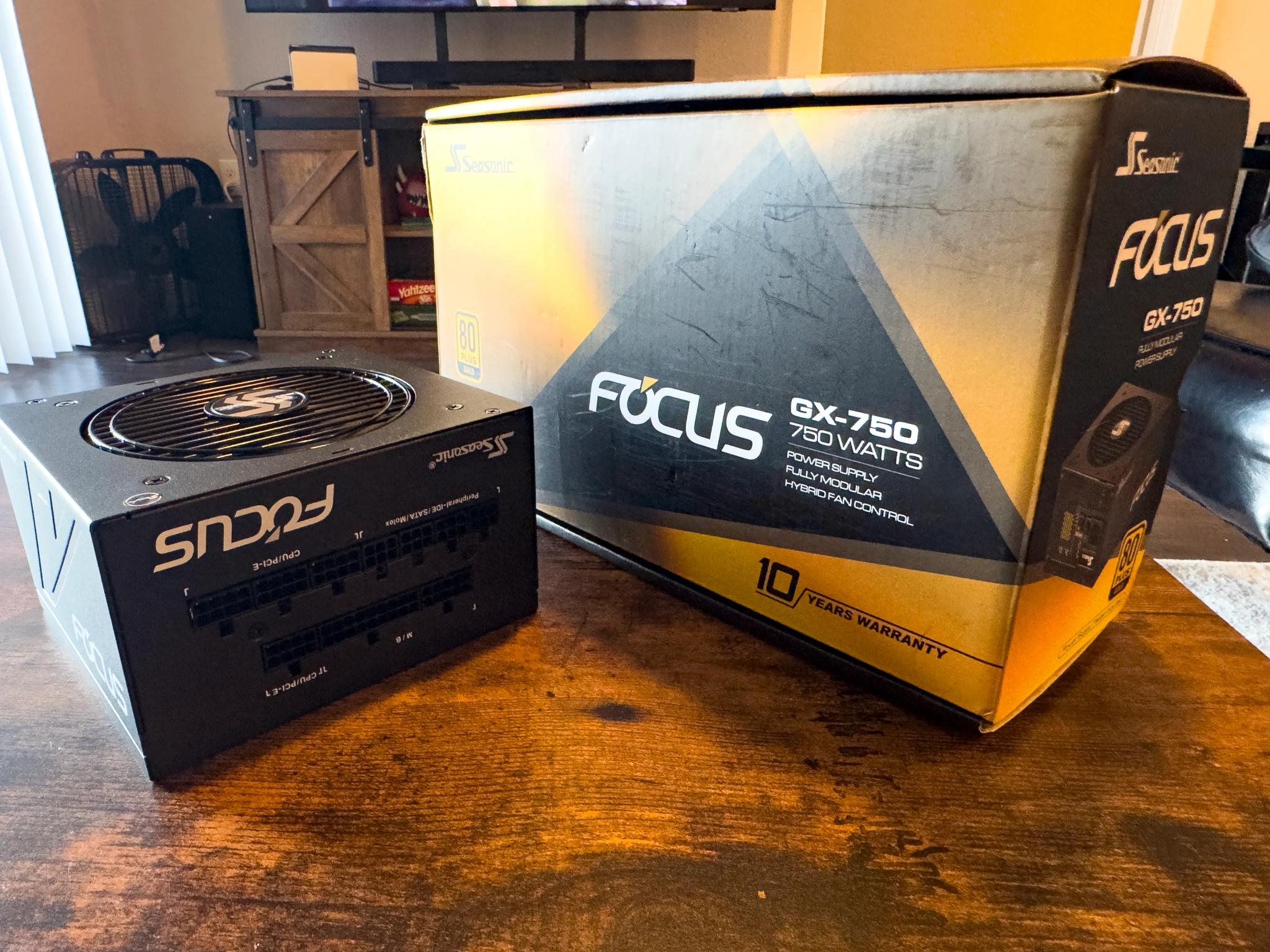 Seasonic Focus GX-750 SSR-750FX Power Supply