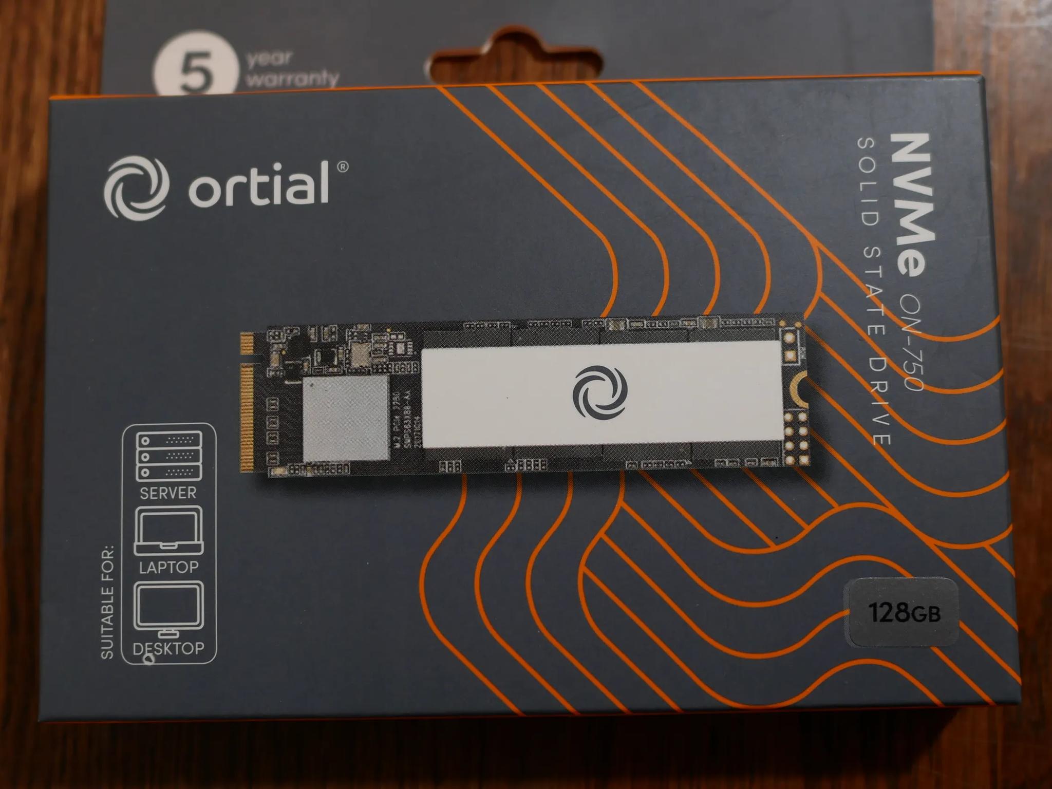 ON-750 128GB NVMe PCIe M.2 2280 Internal Solid State Drive SSD - ON-750-128