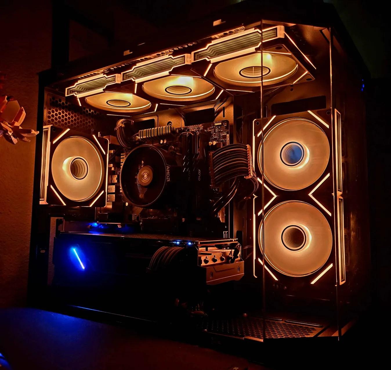⚫ Lunar Veil ⚪ | RYZEN 5 + RX 5700XT Gaming PC