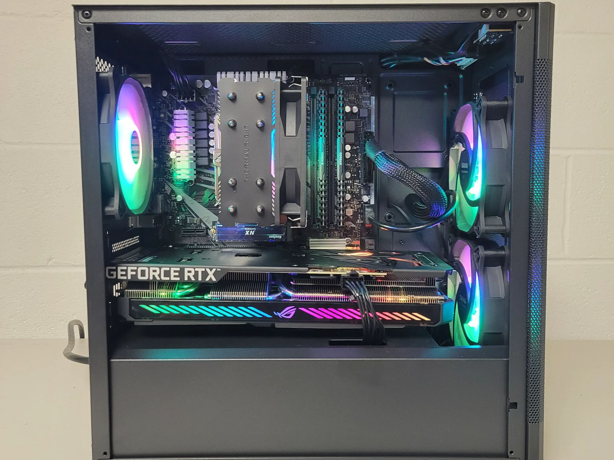 🌈☔RTX 3060 12gb Black Gaming PC🌈☔(Ryzen 5 5600//RTX 3060 12gb)