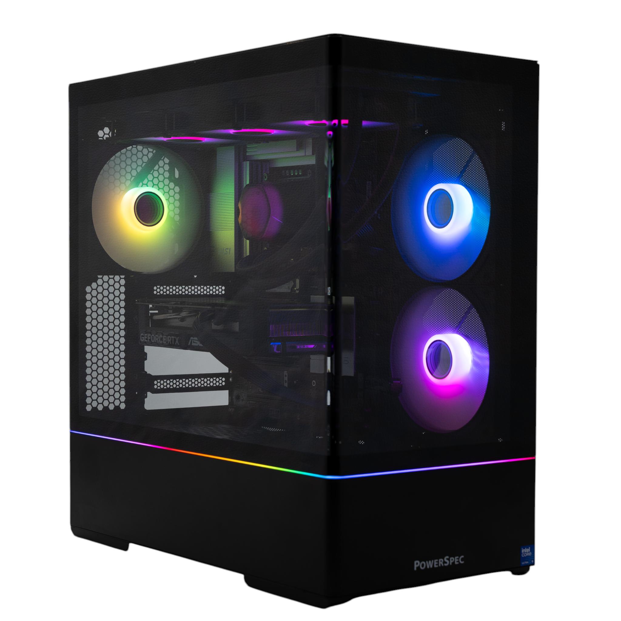 RTX 5060 Ti 16GB Gaming PC | Core Ultra 7 265KF | 32GB DDR5 | 1TB NVMe | PowerSpec | Free Shipping