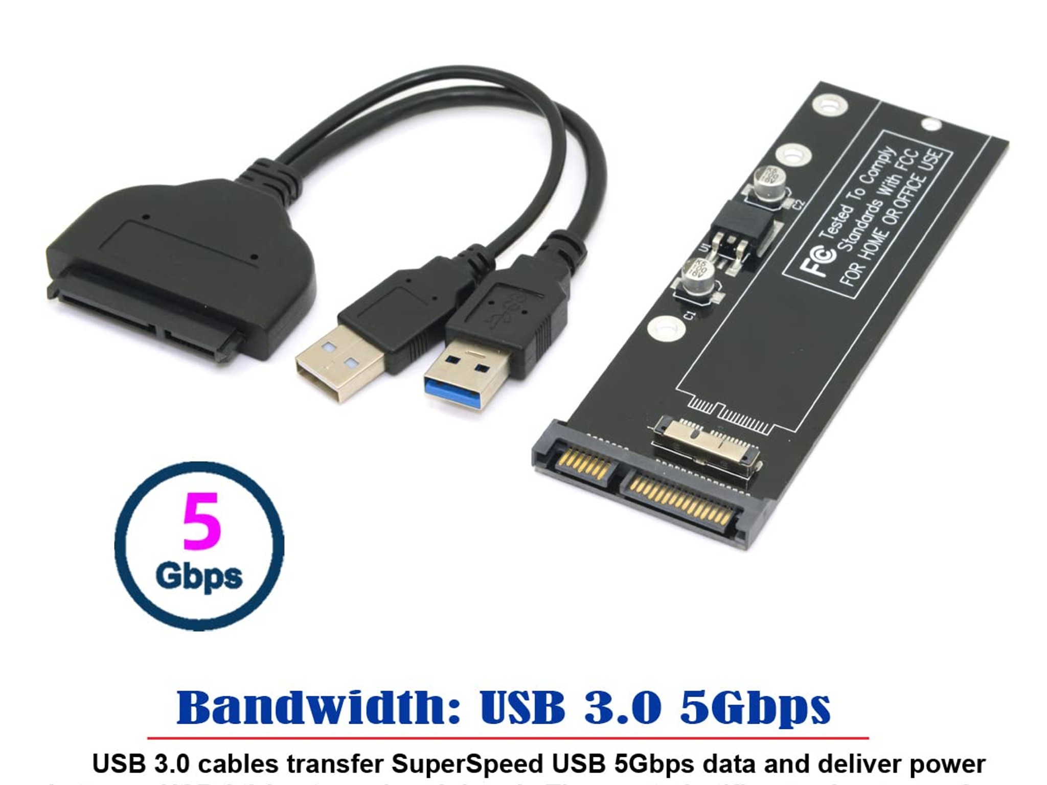 USB 3.0 to 12+6Pin SSD and SATA 22Pin PCB Disk Drive for 2010 2011 MAC Air A1369 A1370 SSD