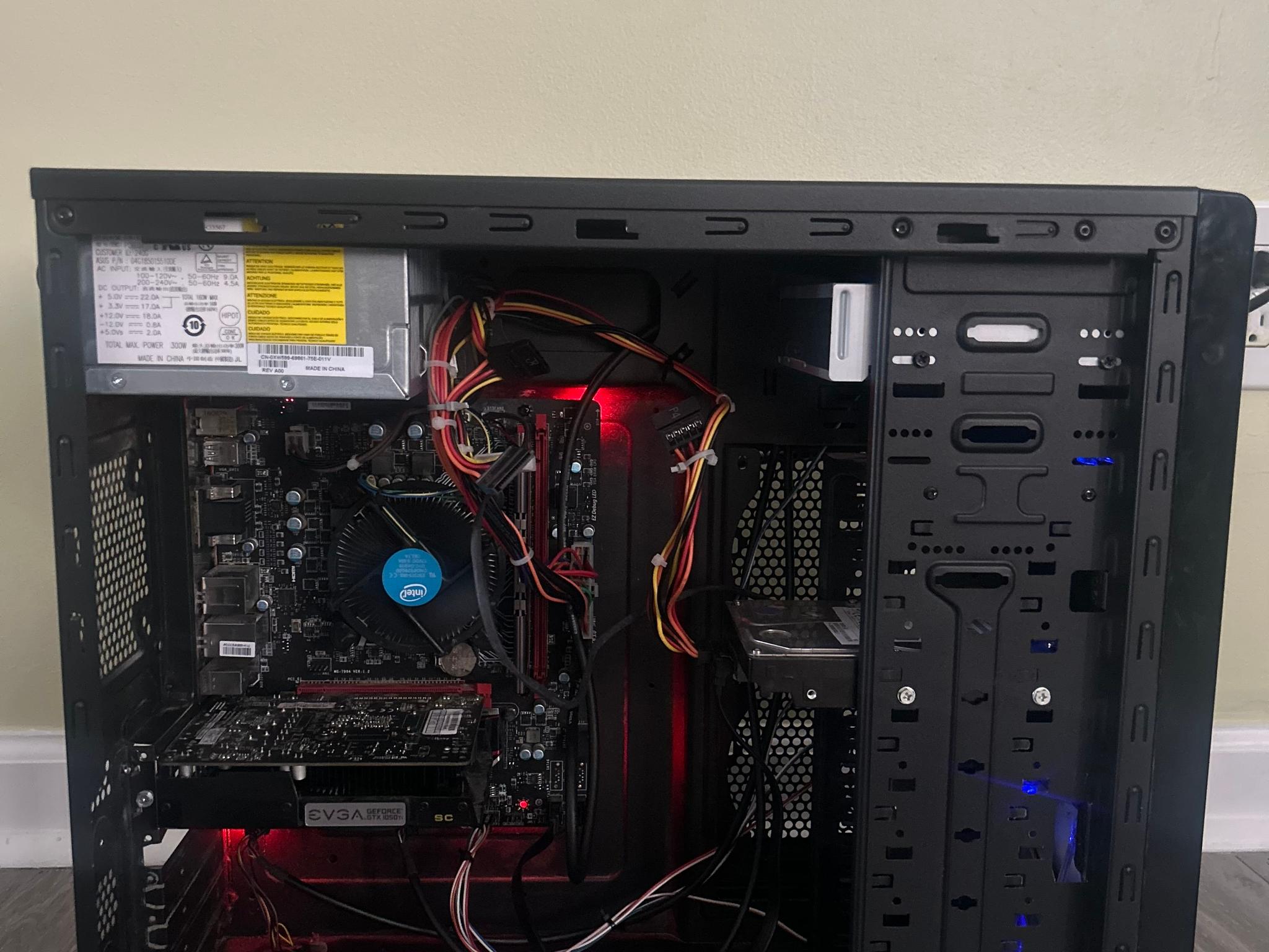 GeForce GTX 1050 Ti Custom Gaming PC - Core i5-7400T, 16GB RAM, 512GB SSD