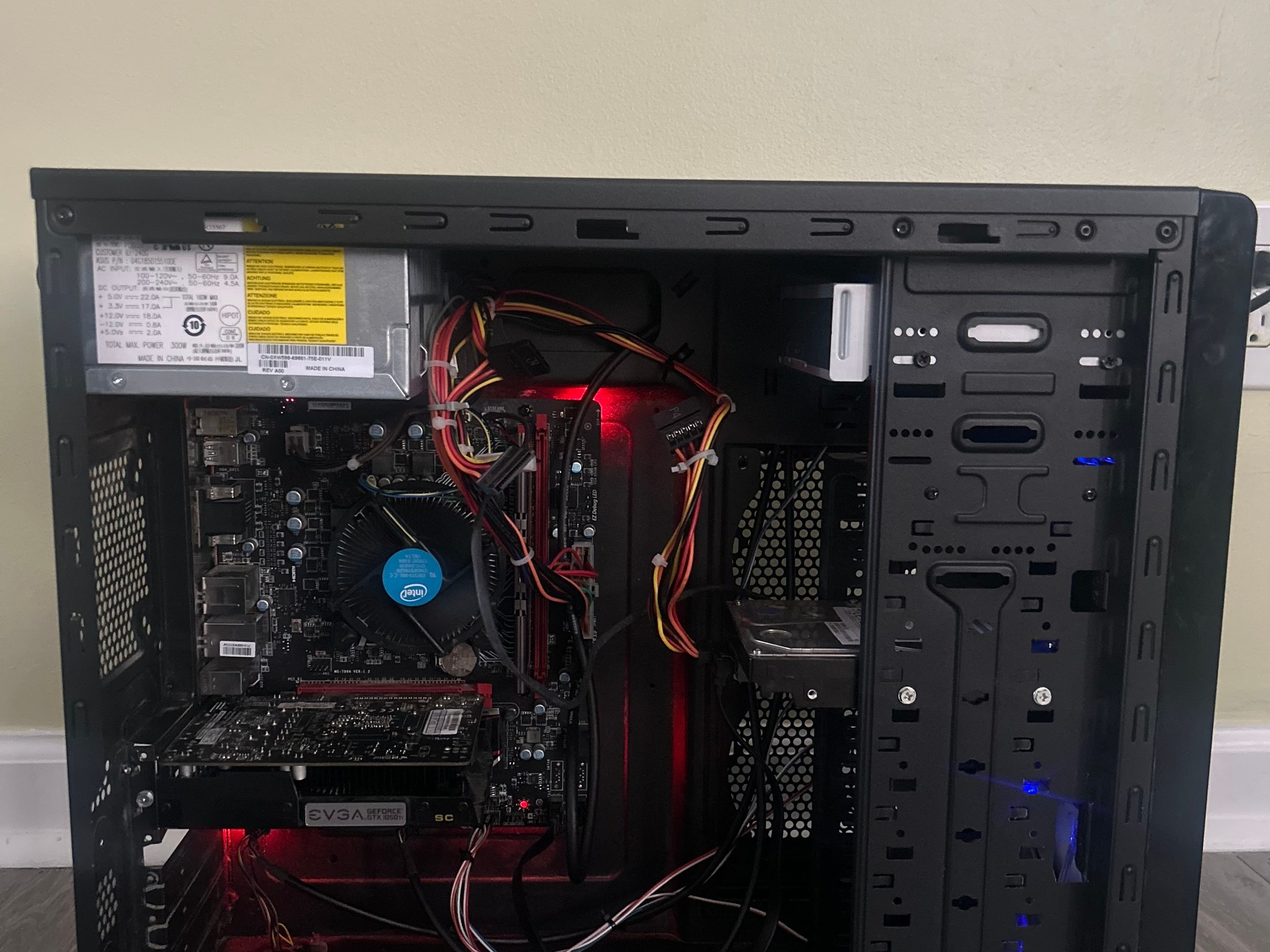 GeForce GTX 1050 Ti Custom Gaming PC - Core i5-7400T, 16GB RAM, 512GB SSD