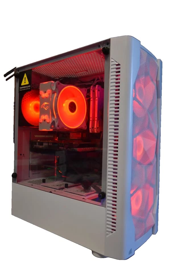 GAMING PC INTEL I5 9400 16 GB RAM RX 6600M 8 GB GPU 1TB NVME & 250 GB HHD RGB