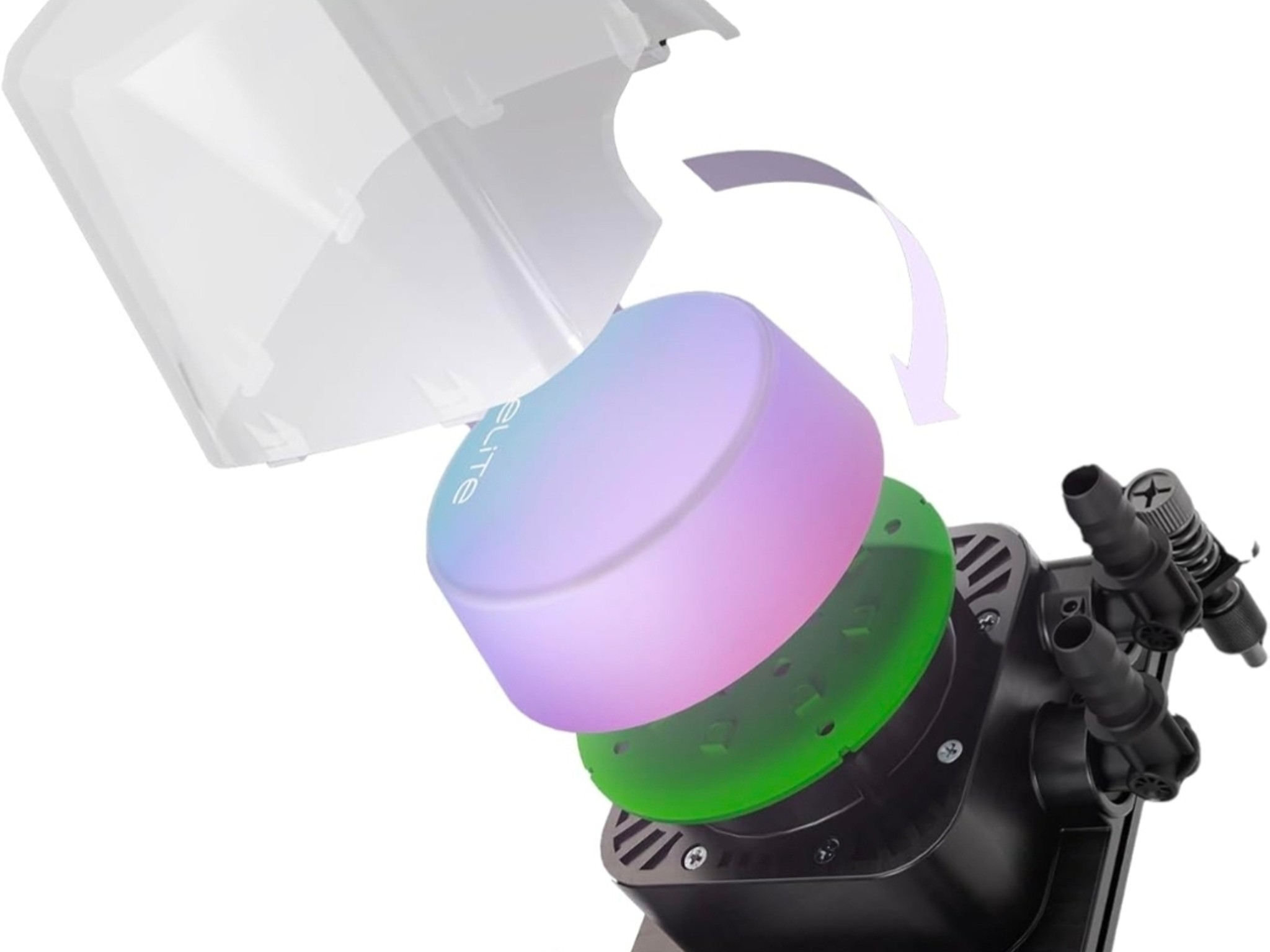 Cooler Master 360 Elite Liquid White AIO CPU Liquid Cooler! AM5, AM4, LGA 1851, LGA 1700!