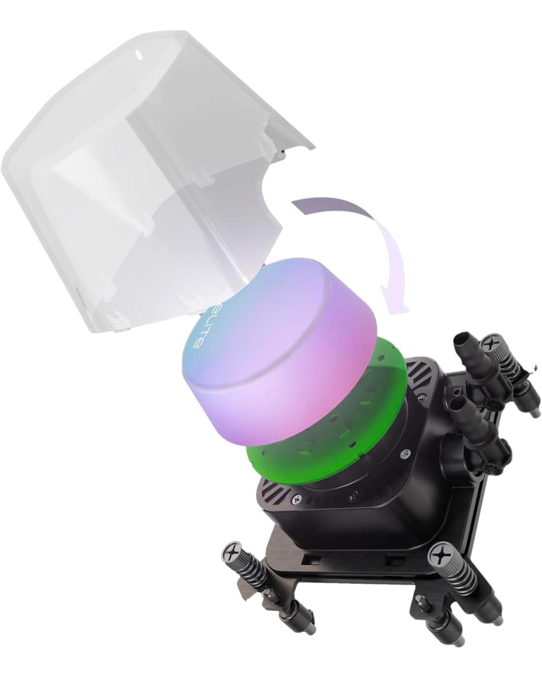 Cooler Master 360 Elite Liquid White AIO CPU Liquid Cooler! AM5, AM4, LGA 1851, LGA 1700!