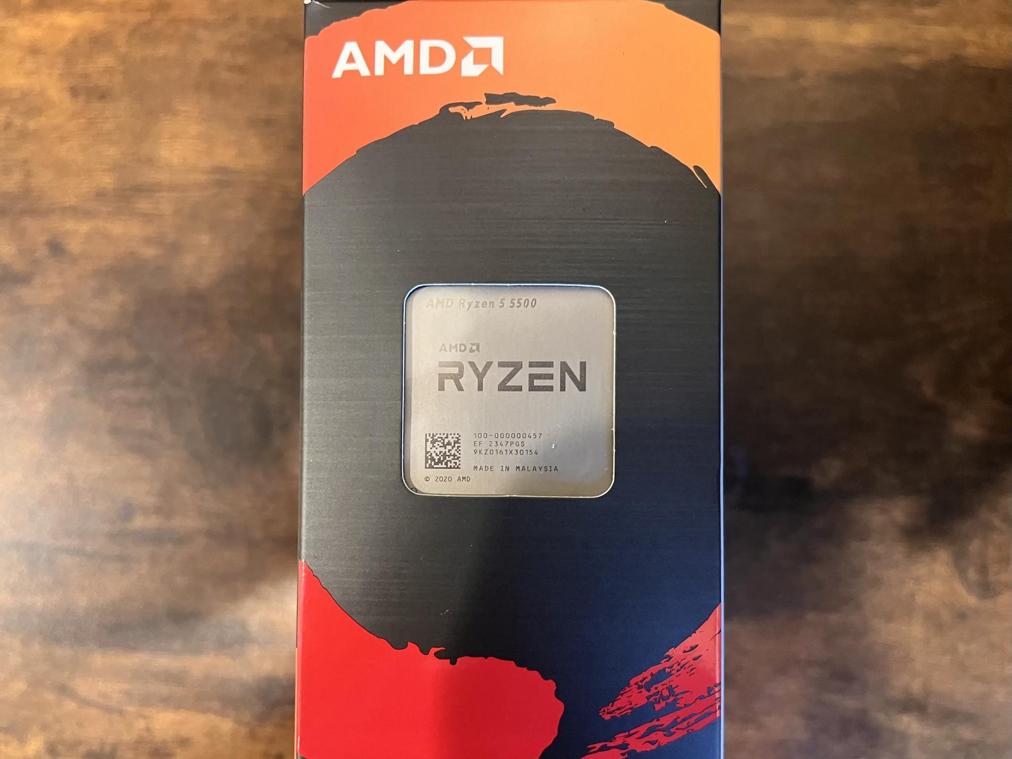 AMD Ryzen 5 5500 Cezanne 3.6GHz 6-Core AM4 Boxed Processor - Wraith Stealth Cooler Included