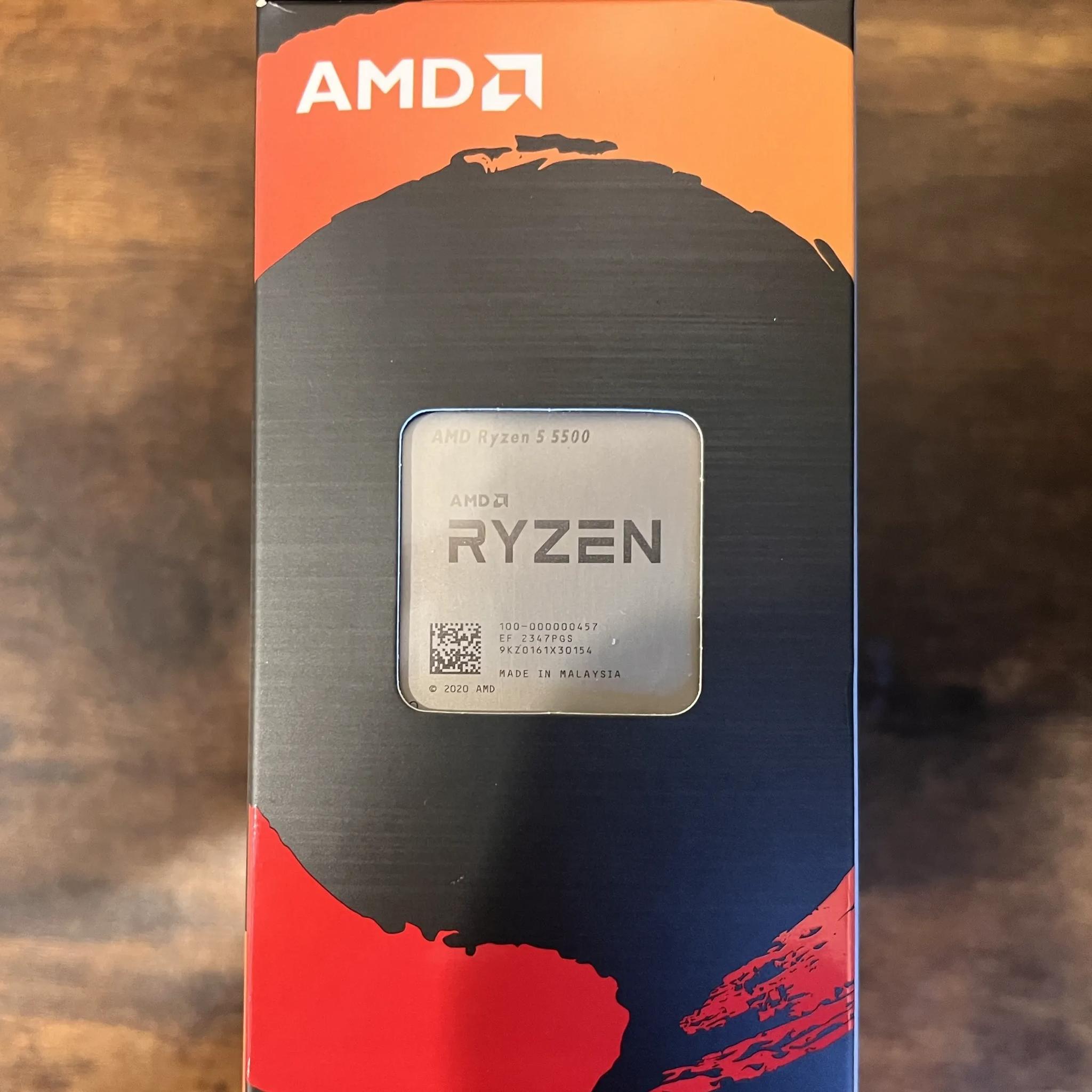 AMD Ryzen 5 5500 Cezanne 3.6GHz 6-Core AM4 Boxed Processor - Wraith Stealth Cooler Included
