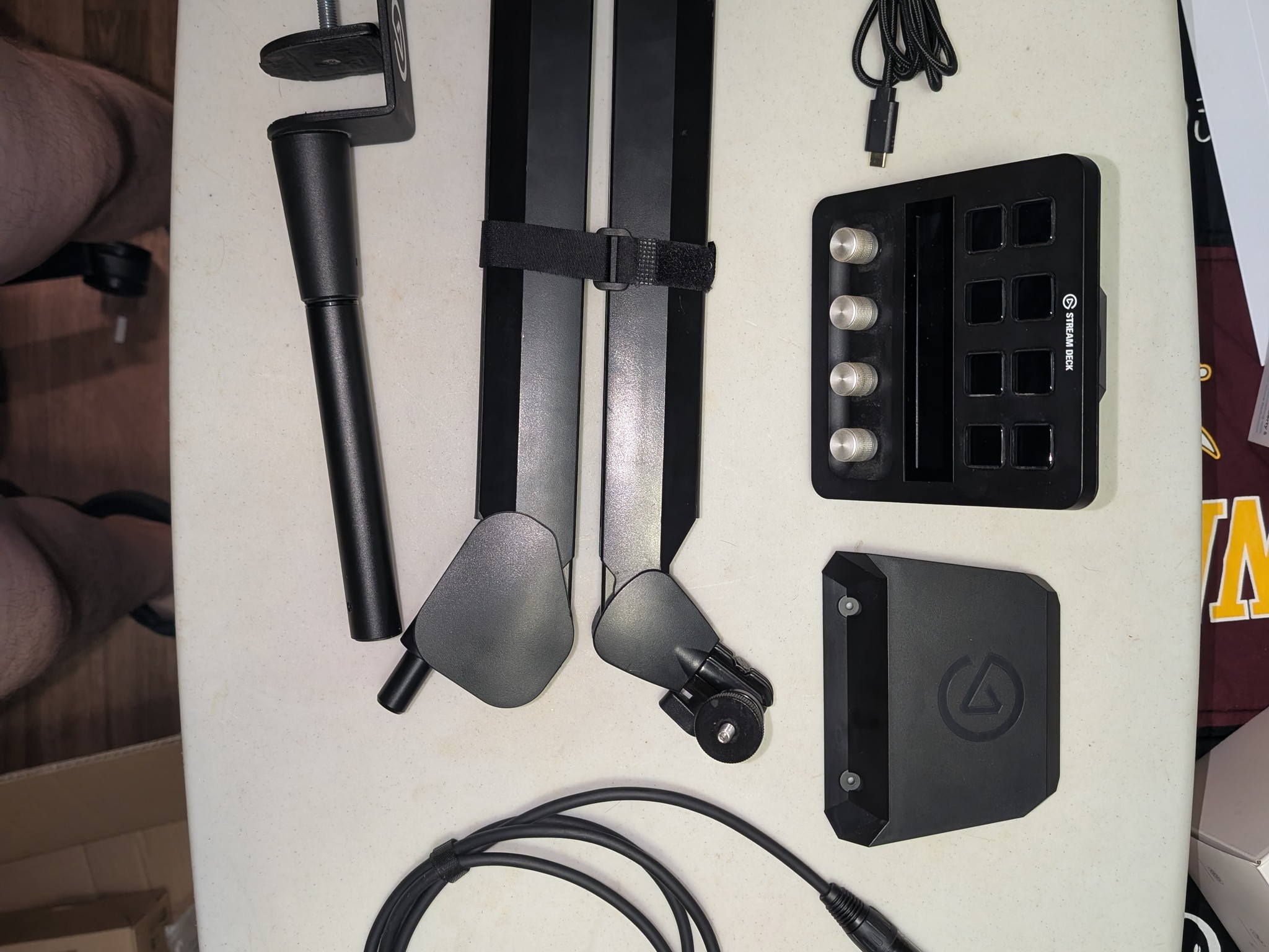 Elgato Stream Deck + Bundle: Stream Deck Plus, XLR Dock, High-Profile Arm & Cable