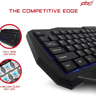Pro Gaming Accessory Bundle - PBX RGB Backlit, Full-Size USB Keyboard, USB Mouse, Mouse Pad