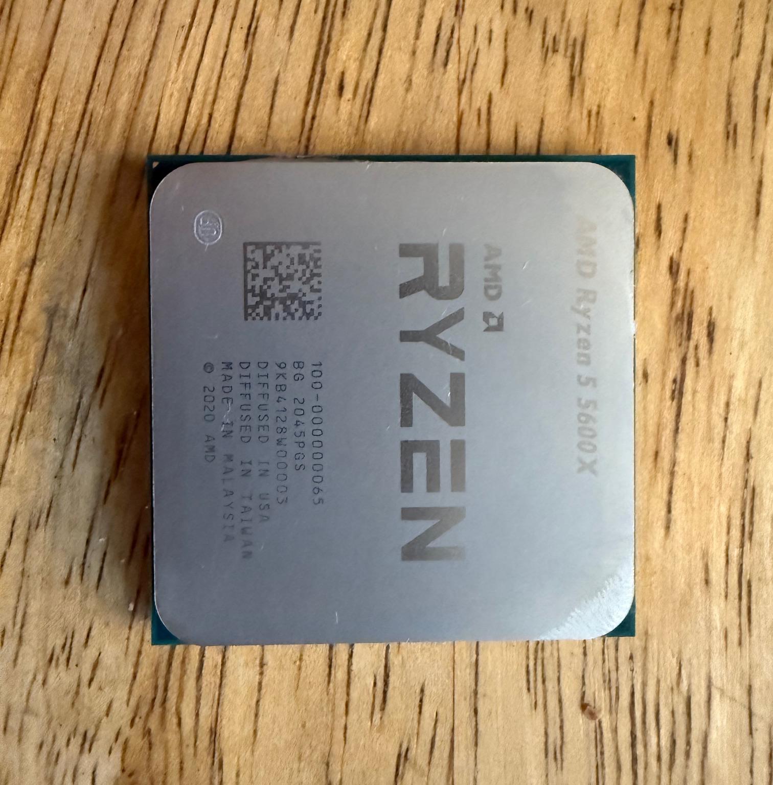 AMD Ryzen 5 5600x with AMD Wraith Cooler