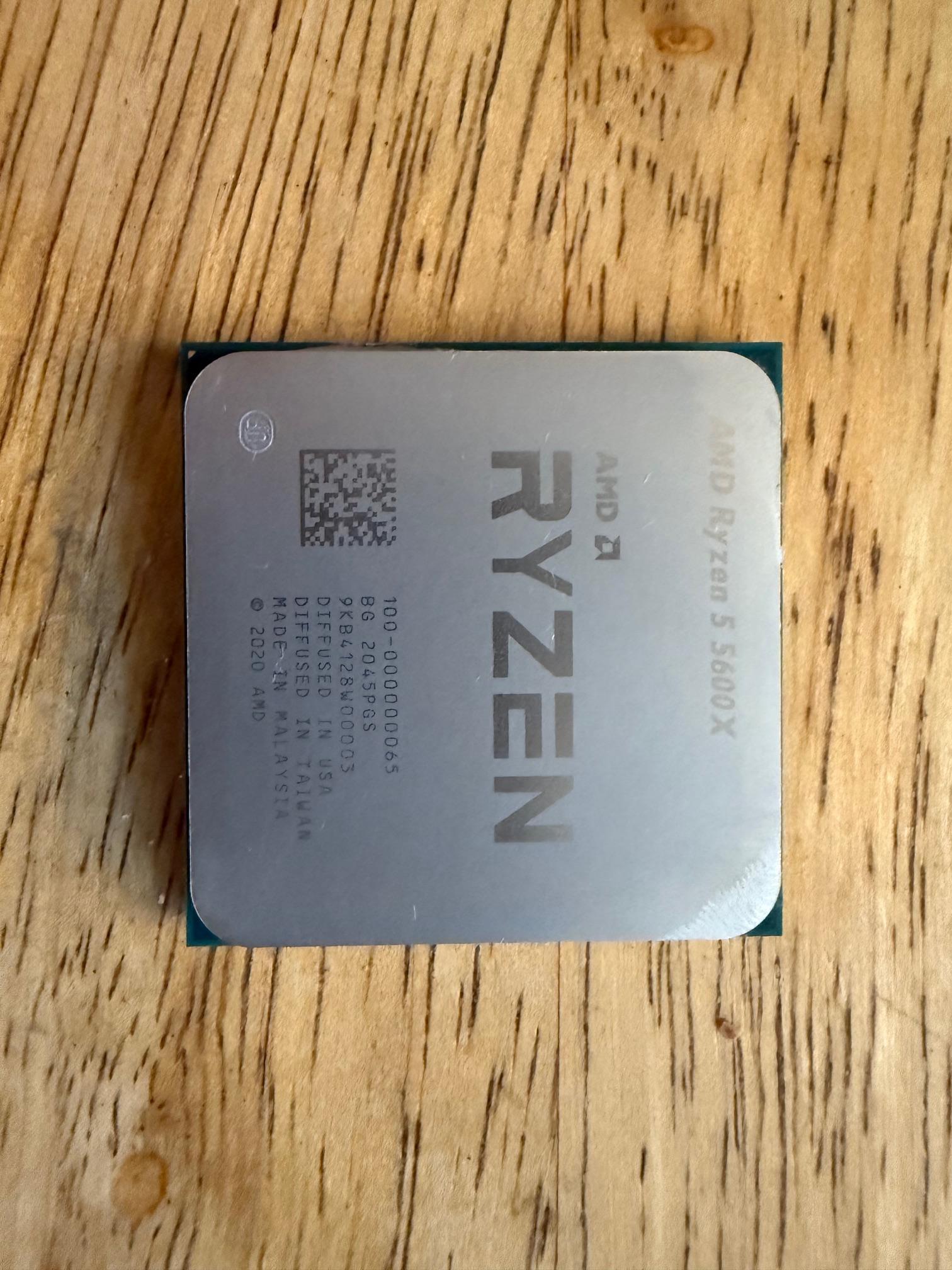 AMD Ryzen 5 5600x with AMD Wraith Cooler