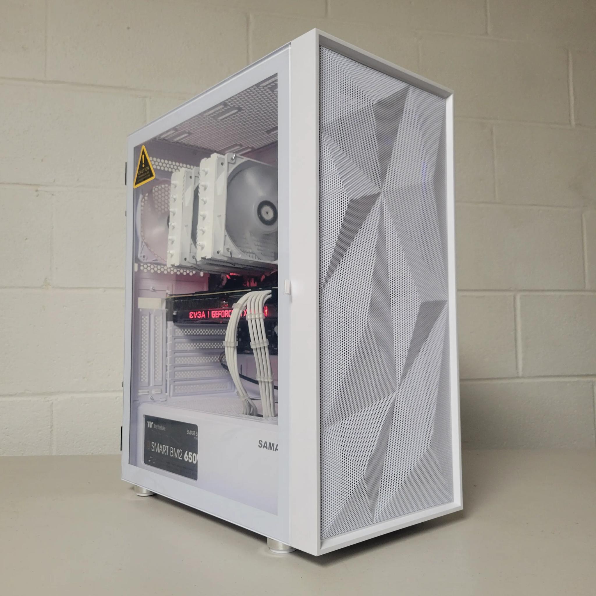 🔥🧊RTX 2080 8gb White Gaming PC🔥🧊 (Ryzen 5 5600x//RTX 2080 8gb)