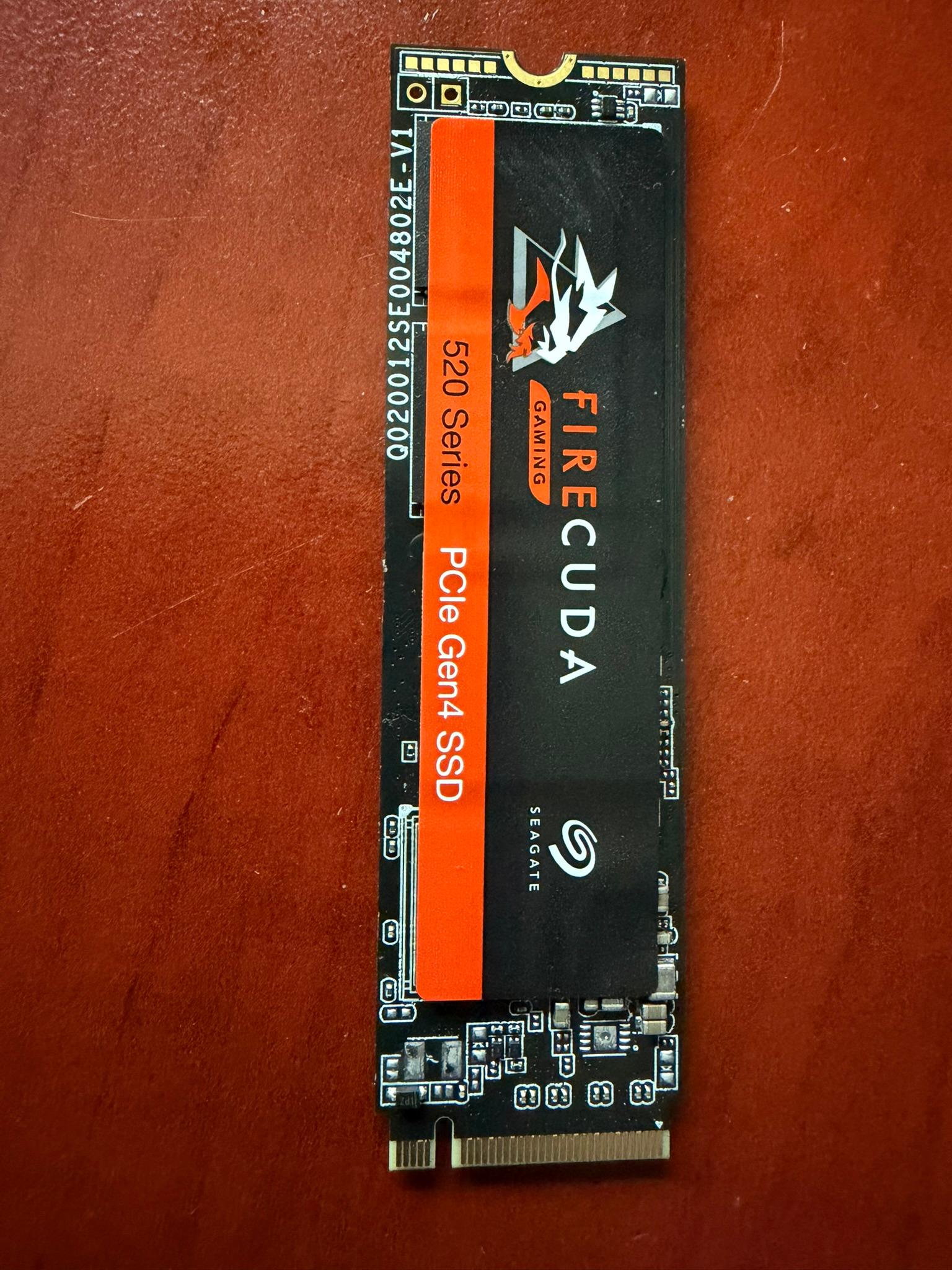 Seagate FireCuda 520 1TB SSD PCIE Gen4x4