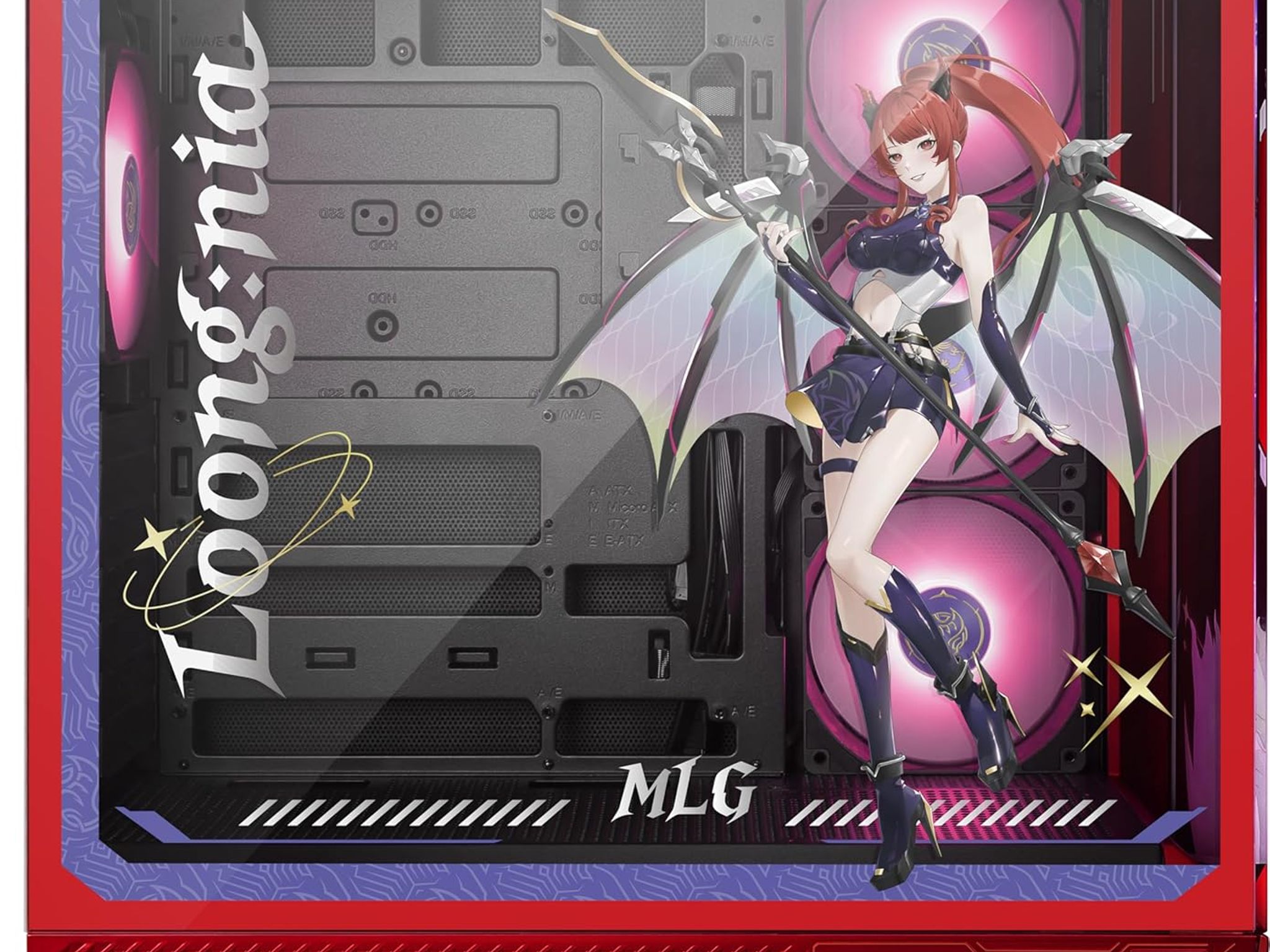 MSI PANO 130R MLG Edition  ATX Mid-Tower Gaming Desktop Computer Case