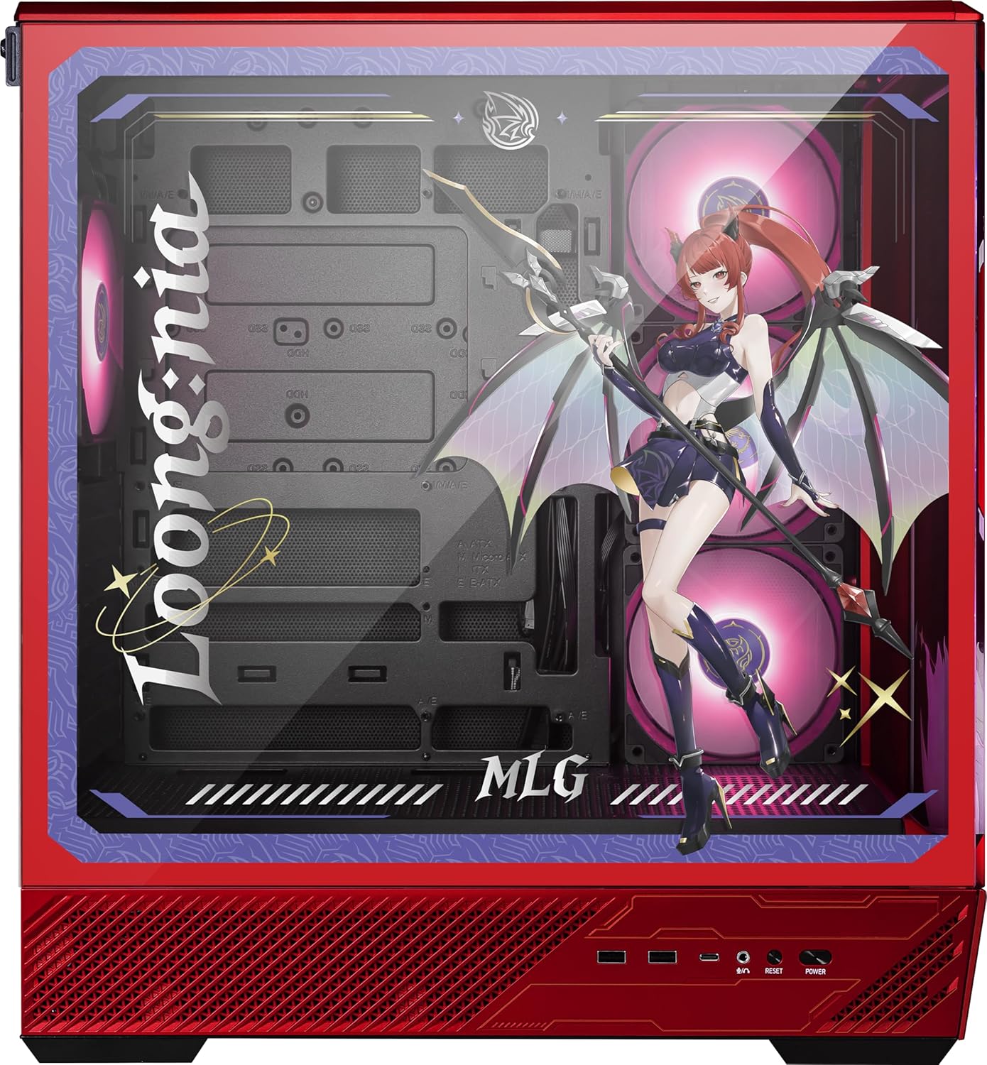 MSI PANO 130R MLG Edition  ATX Mid-Tower Gaming Desktop Computer Case