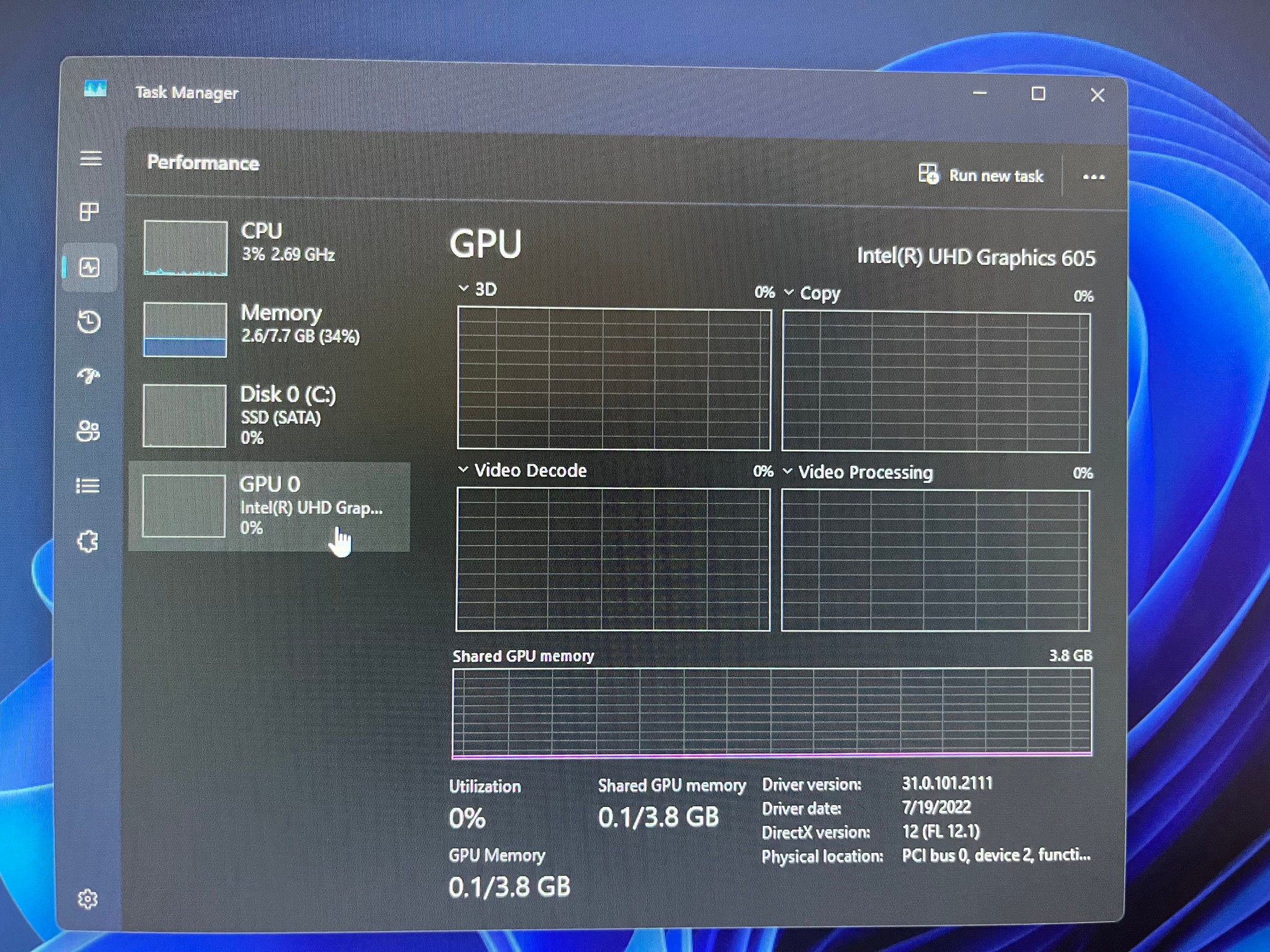 Intel NUC, Windows 11 Pro, 4 cores @ 1.5GHz, 8GB RAM, 220GB SSD (Monitor & Keyboard NOT included)