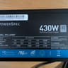 430w PowerSpec ATX black PSU 80 plus