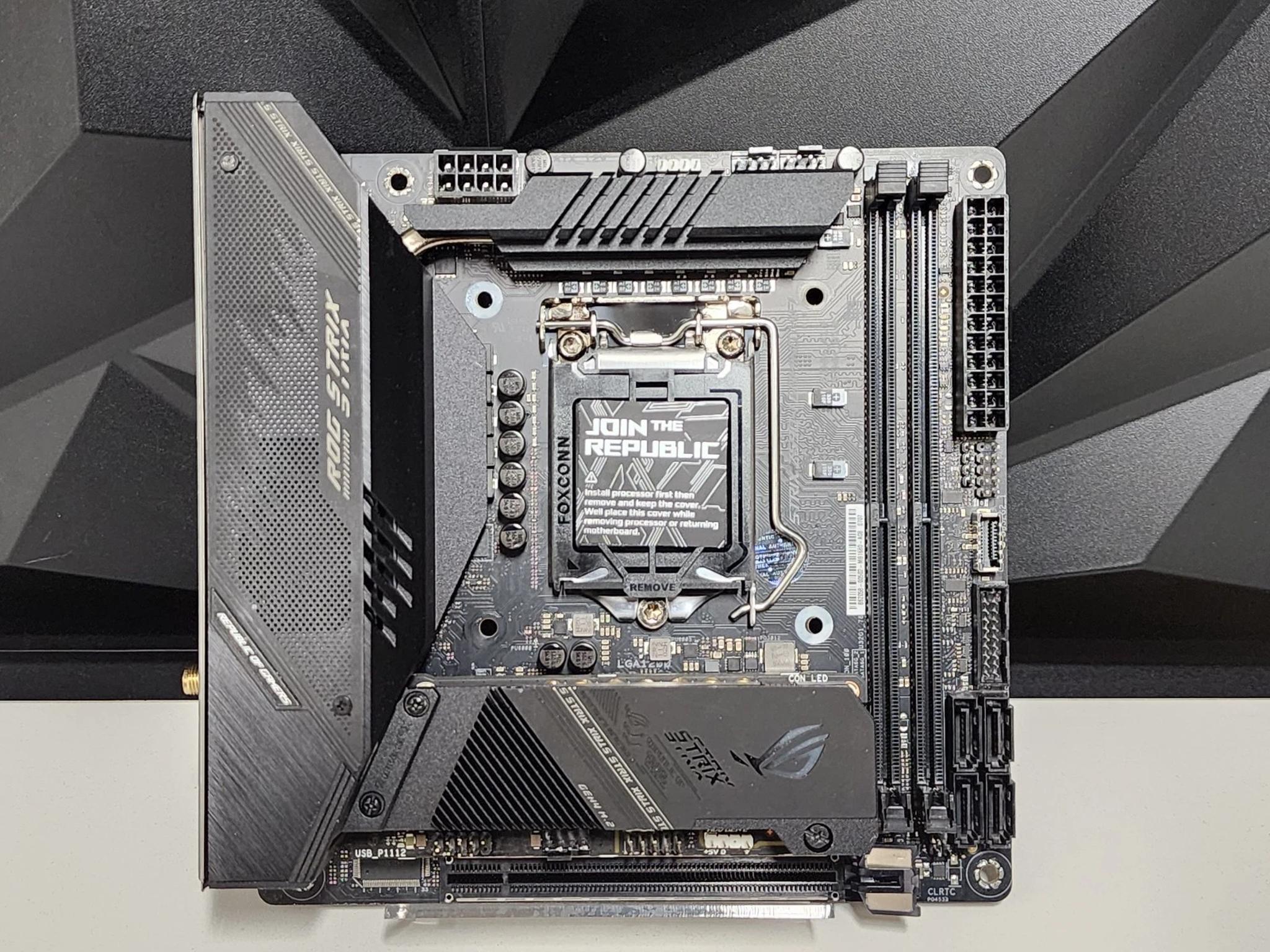 UPDATED BIOS ASUS ROG STRIX Z590-I GAMING WIFI 6E LGA1200 DDR4 M-ITX MOTHERBOARD