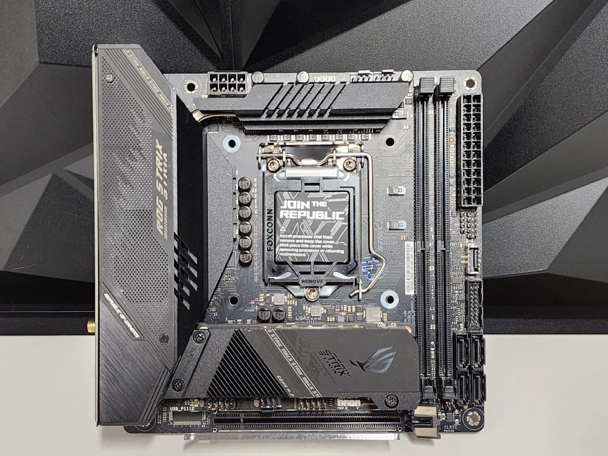UPDATED BIOS ASUS ROG STRIX Z590-I GAMING WIFI 6E LGA1200 DDR4 M-ITX MOTHERBOARD