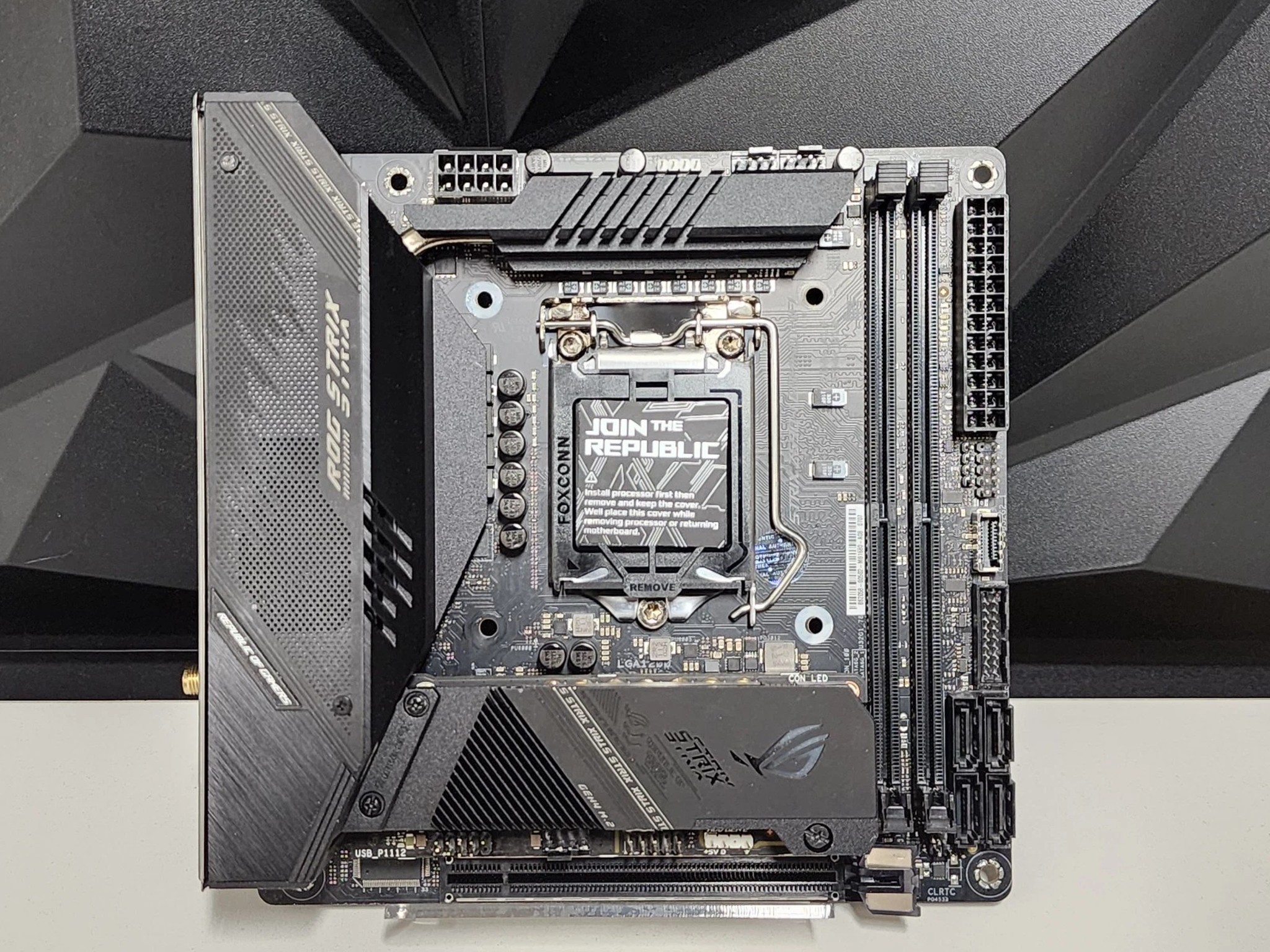 UPDATED BIOS ASUS ROG STRIX Z590-I GAMING WIFI 6E LGA1200 DDR4 M-ITX MOTHERBOARD