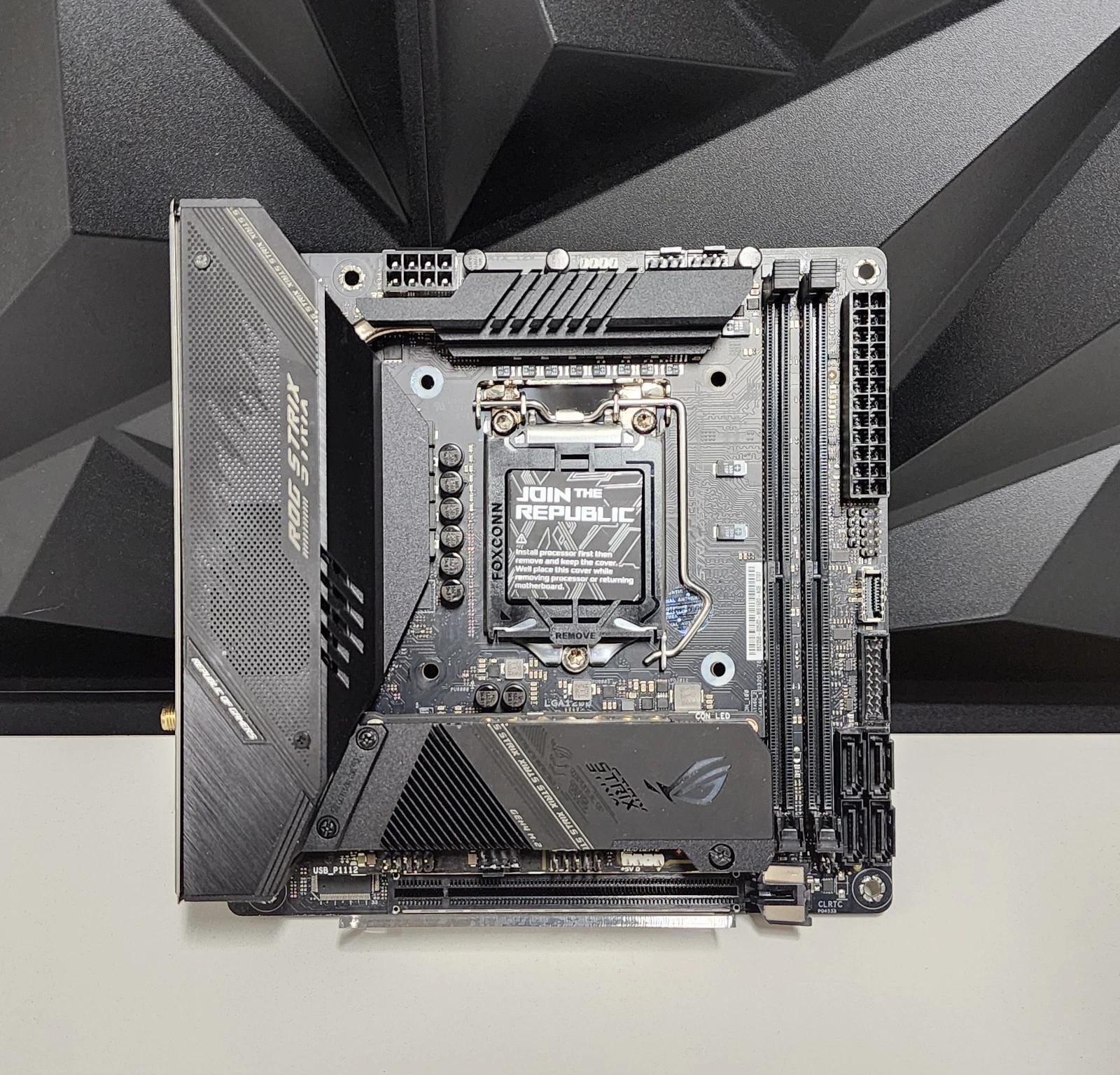 UPDATED BIOS ASUS ROG STRIX Z590-I GAMING WIFI 6E LGA1200 DDR4 M-ITX MOTHERBOARD