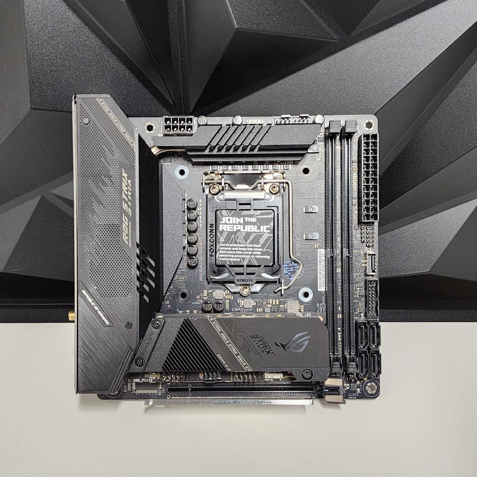 UPDATED BIOS ASUS ROG STRIX Z590-I GAMING WIFI 6E LGA1200 DDR4 M-ITX MOTHERBOARD