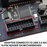USB 3.0 Internal Header to USB 3.1/3.2 Type C Converter For Computer Motherboard