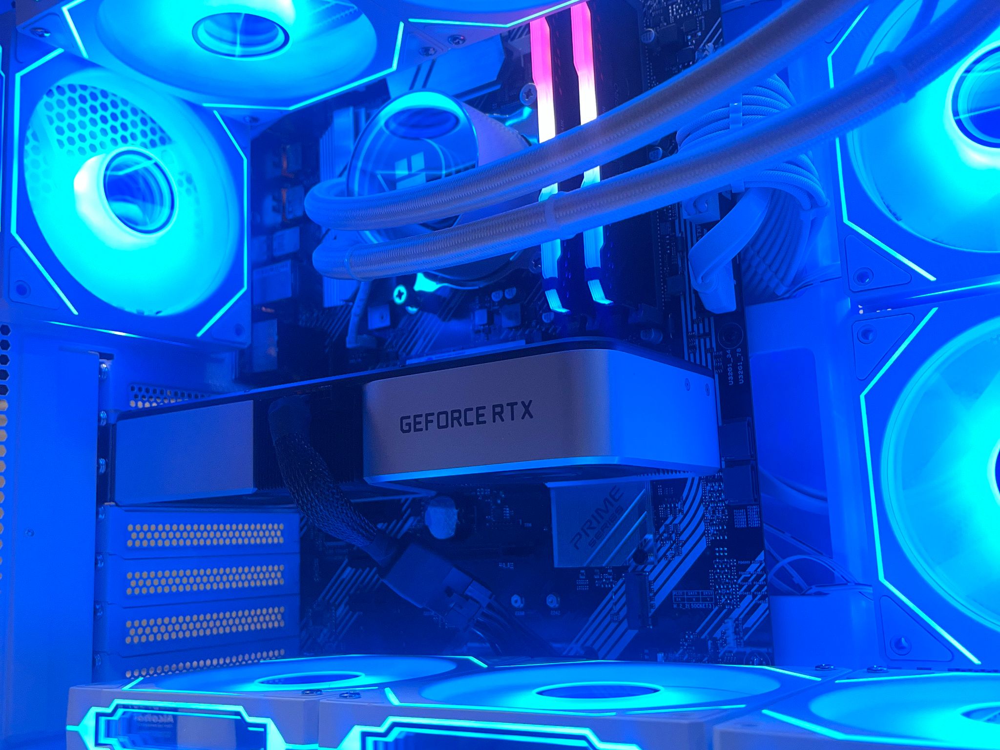 RTX 3060 Ti | Intel I9 10850K White Gaming PC