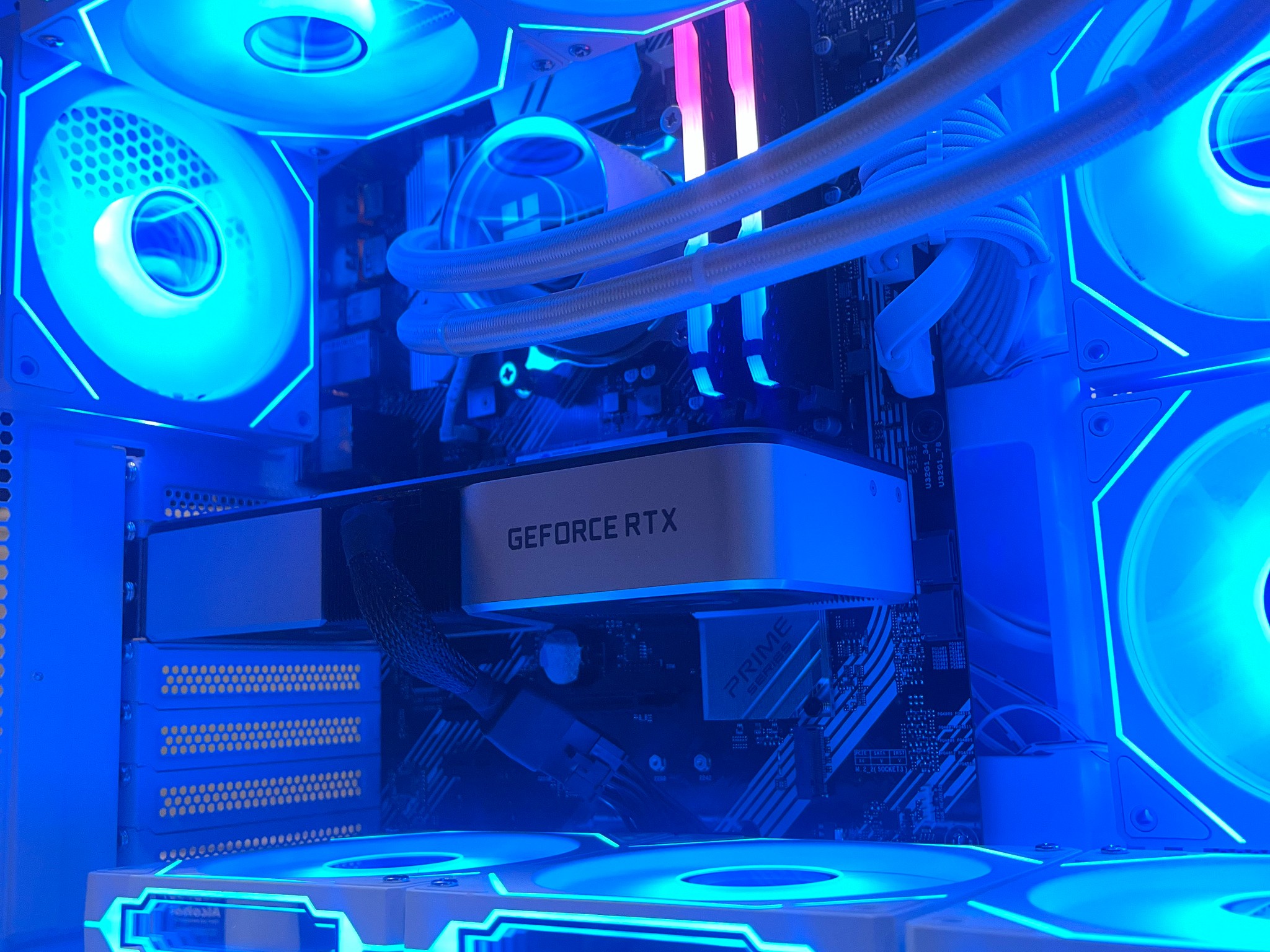 RTX 3060 Ti | Intel I9 10850K White Gaming PC