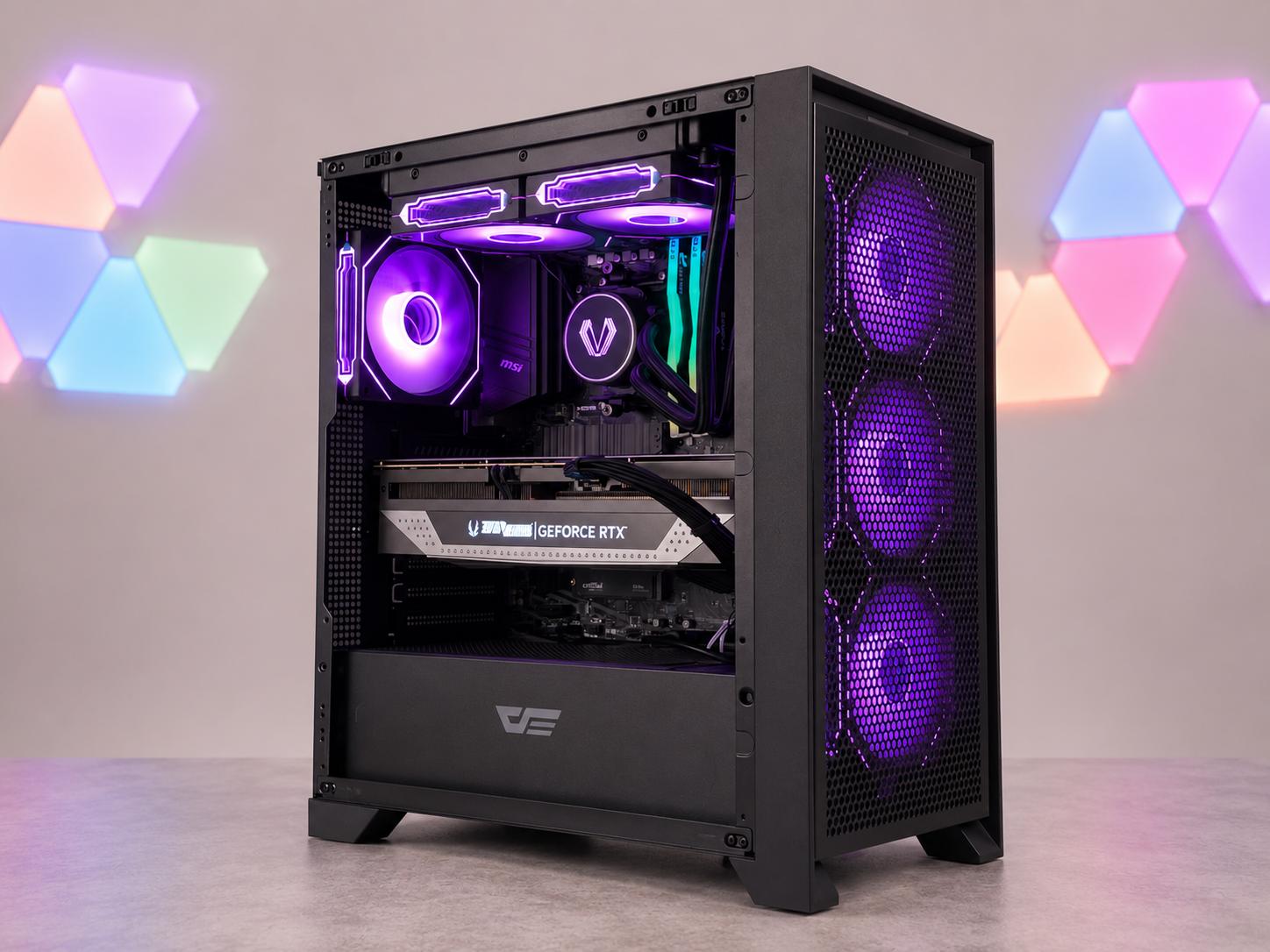 🔮 HAZE Gaming PC | RTX 4070 Ti SUPER 16GB | RYZEN 7 5700X3D | 16GB RAM | 1TB NVME | FREE...