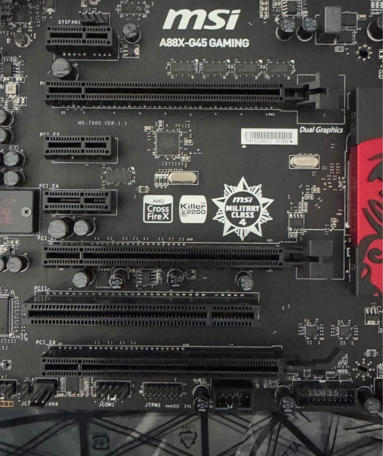 ON SALE!!! MSi Motherboard A88X-G45 Gaming