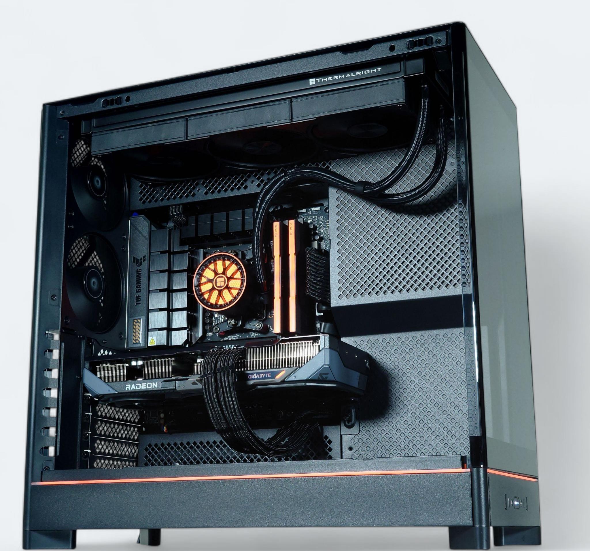 🌌 Liquid Cooled Gaming PC☄️AMD Ryzen 7 7700🌌AMD RX 9070 16GB🌌32GB DDR5🌌1TB NVME