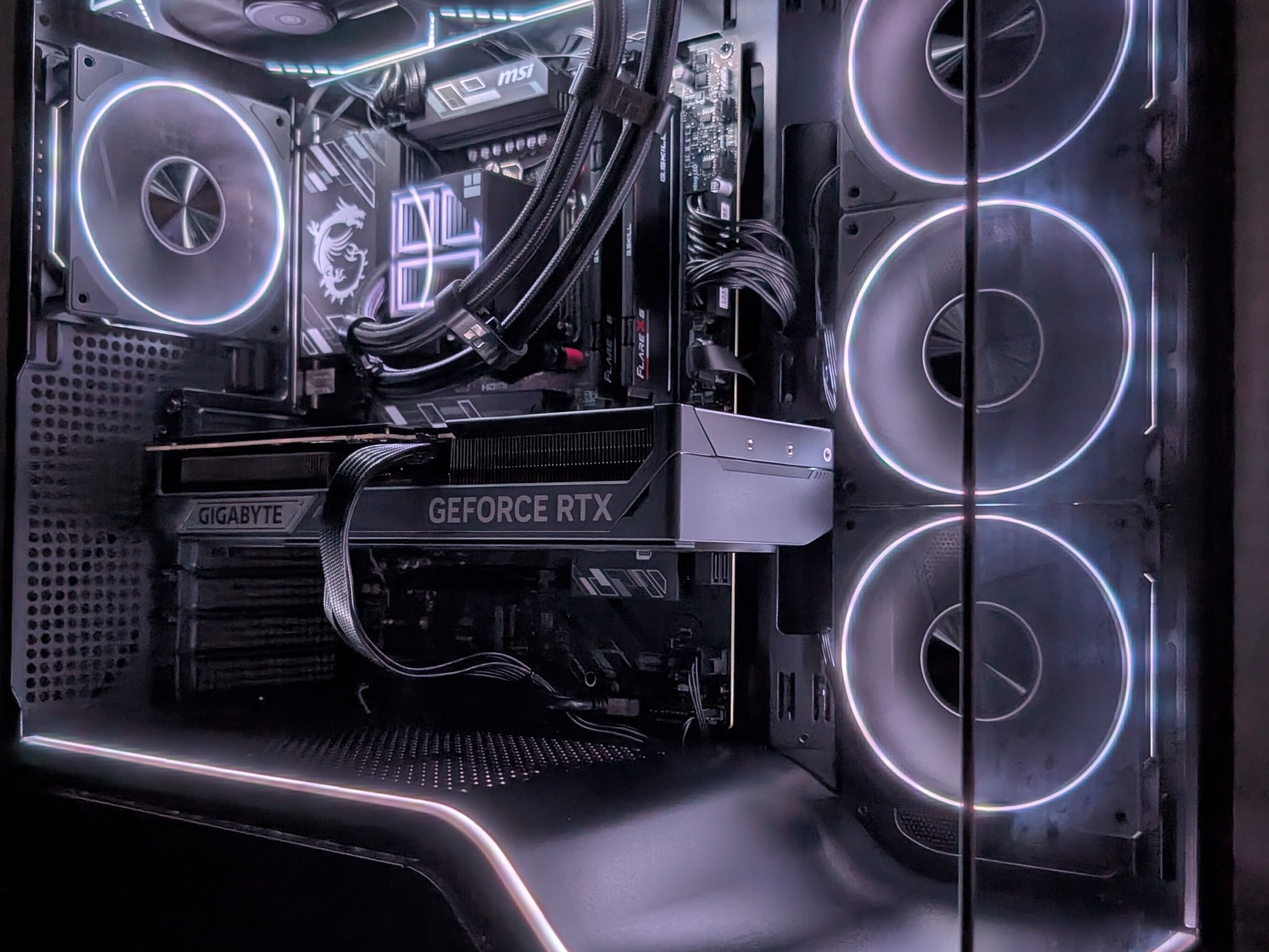 1440p/4k Premier Gaming PC RTX 5070ti-Ryzen 5 7600x3d-32 GB DDR5-1 TB NVME all new